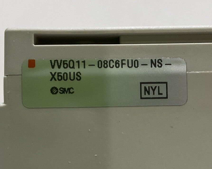 SMC VV5Q11-08C6FU0-NS-X50US 8 STATION PNEUMATIC MANIFOLD VALVE BLOCK U3S