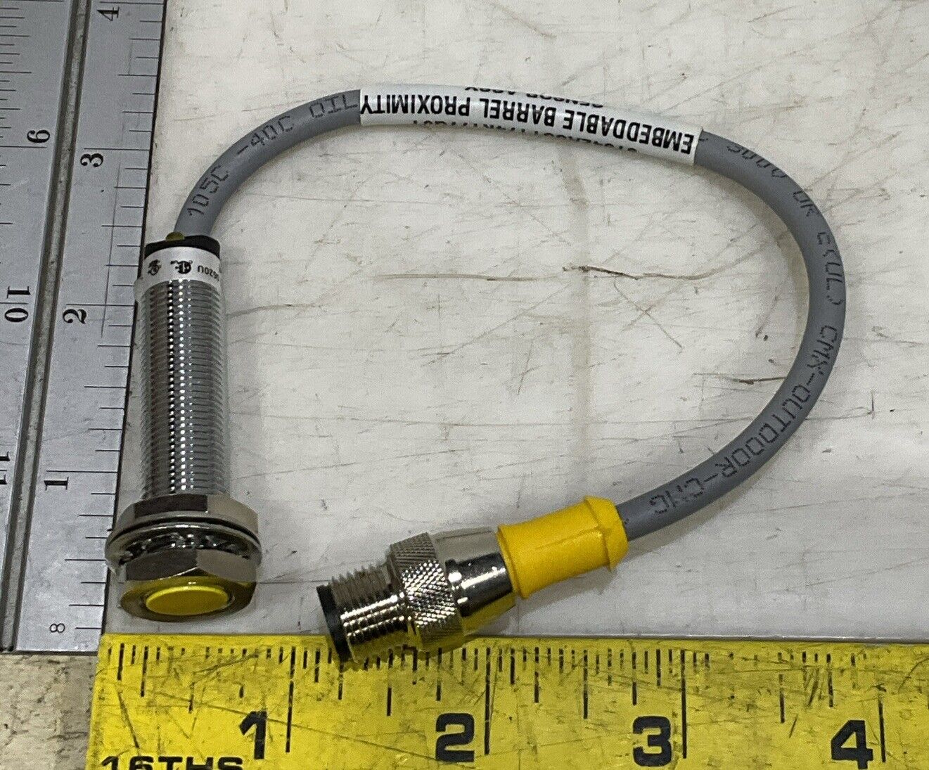 TURCK BI4-M12-AP6X-0.2-RS4T EMBEDDABLE PROXIMITY SENSOR ASSEMBLY U3S
