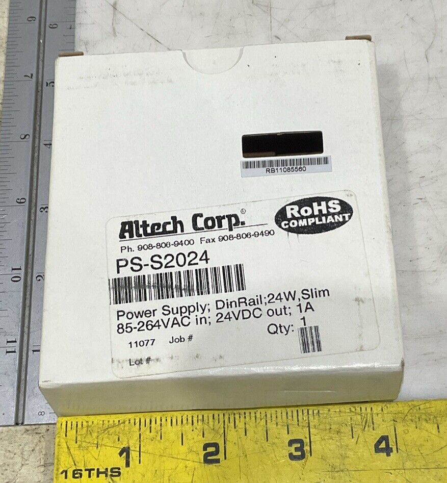 ALTECH CORP PS-S2024 100-240VAC 0.55A 50/60HZ POWER SUPPLY U3S