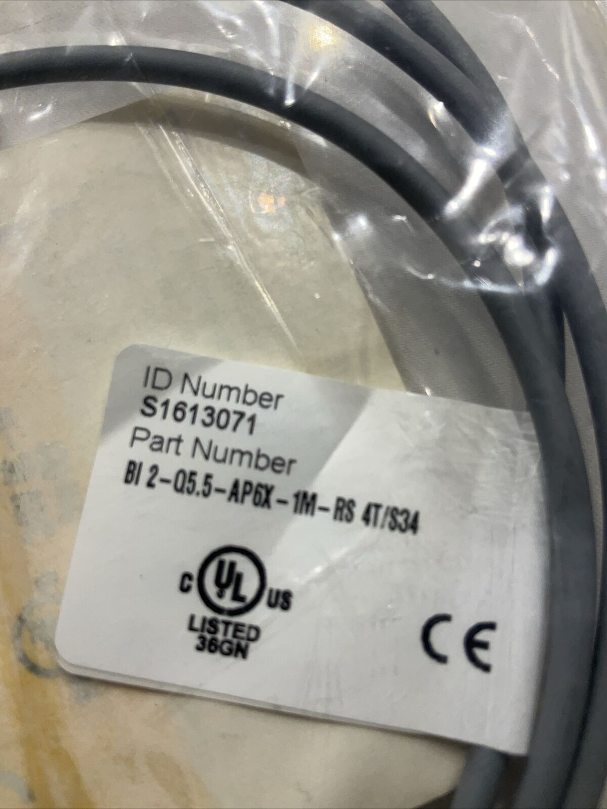 TURCK BI2-Q5.5-AP6X-1M-RS4T/S34 S1613071 SENSOR INDUCTIVE U3S