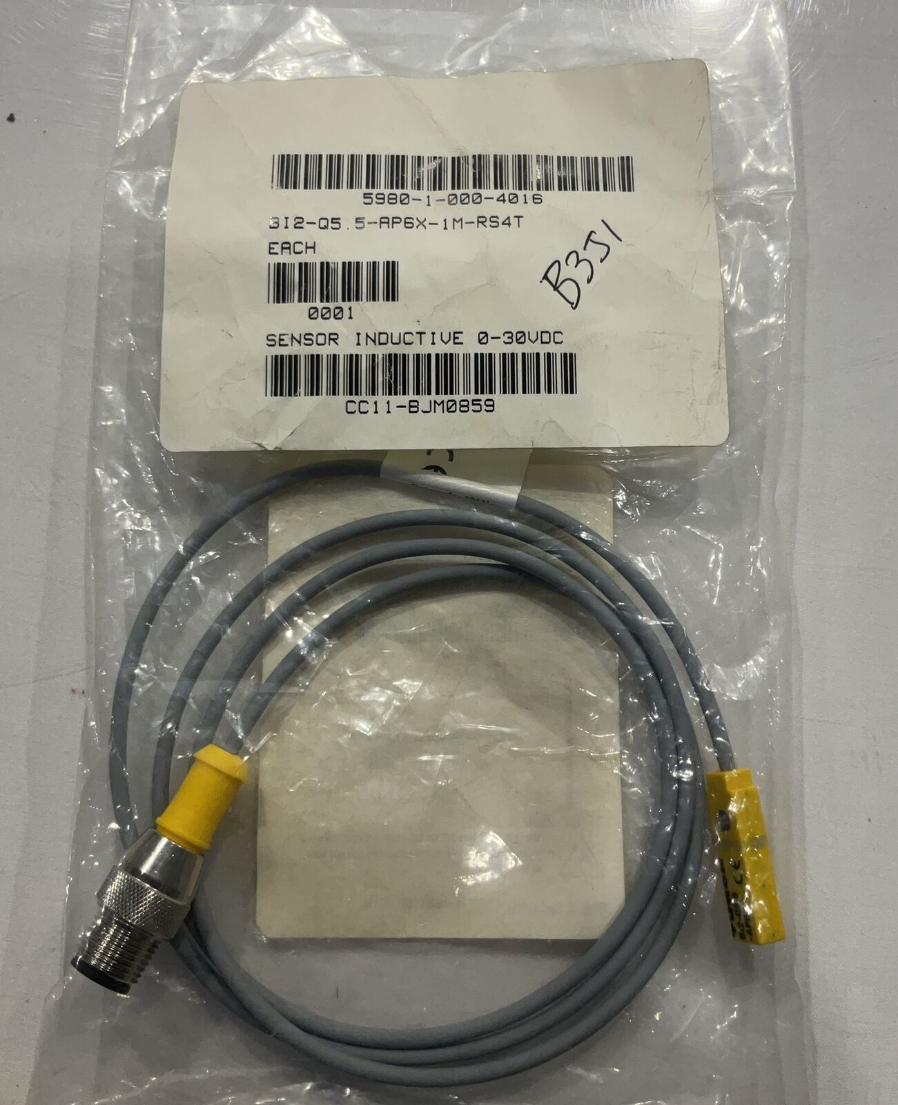 TURCK B12-Q5.5-AP6X-1M-RS4T SENSOR INDUCTIVE U3S