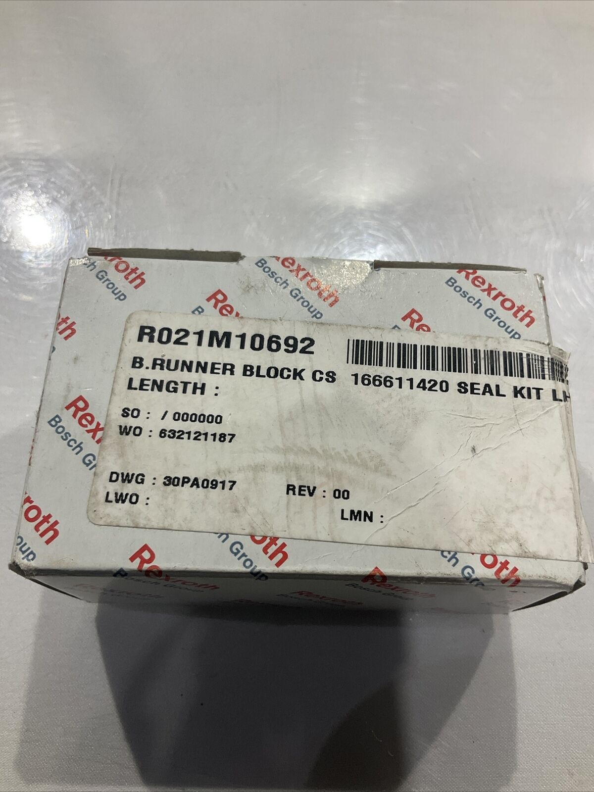 REXROTH BOSCH GROUP R021M10692 RUNNER BLOCK LOT OF 2 U3S