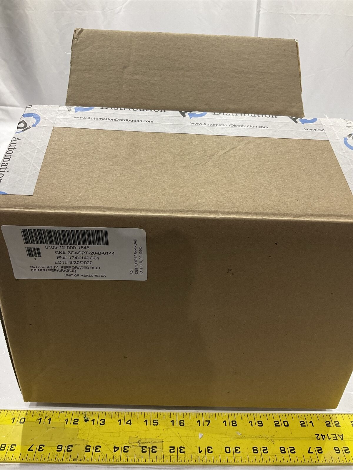 LENZE MCS 06F41LRS0B0-B11N MOTOR ASSY,PERFORATED BELT 165V U3S