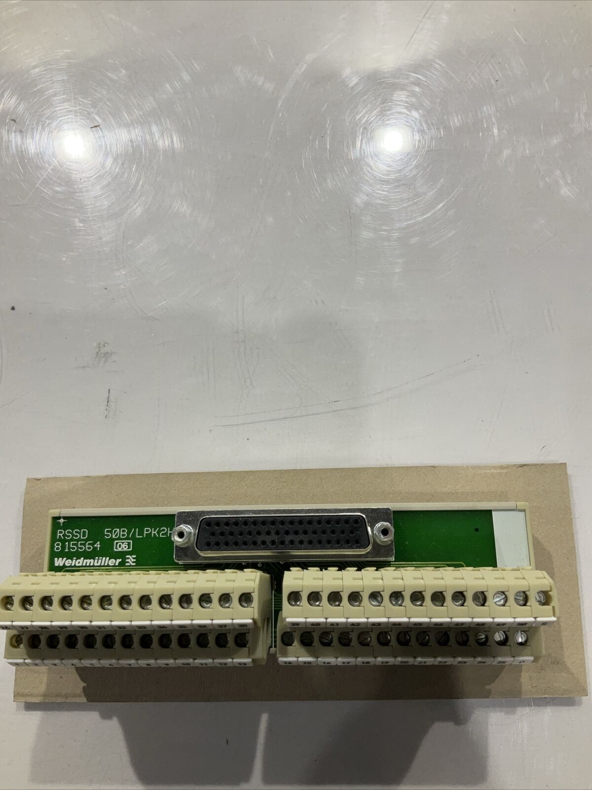 WEIDMULLER 8155640000 CONNECTOR,50 PIN DISTRIBUTION U3S