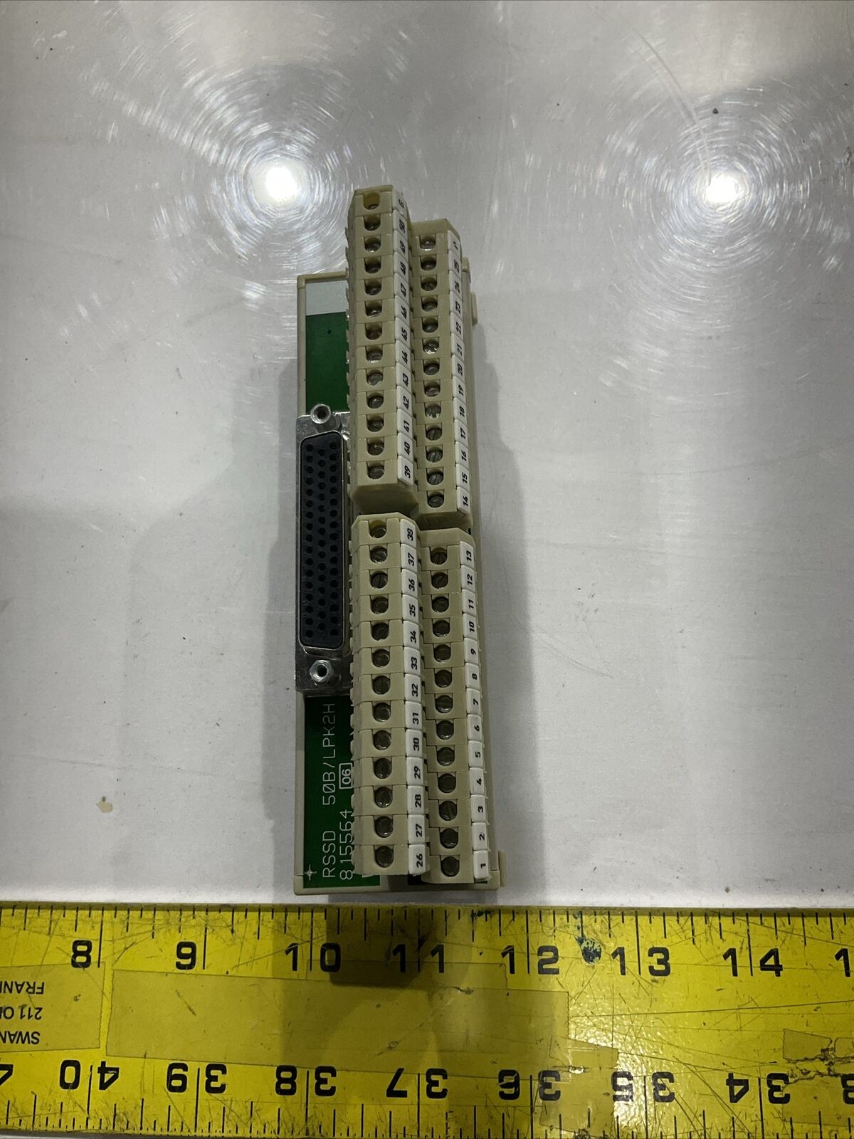 WEIDMULLER 8155640000 CONNECTOR,50 PIN DISTRIBUTION U3S