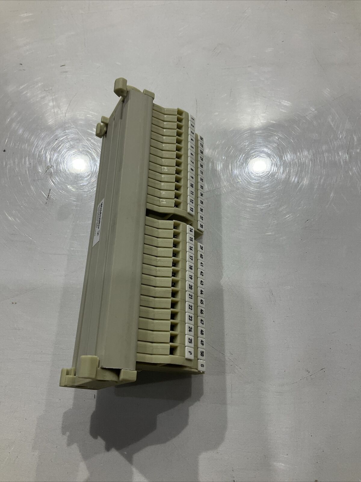 WEIDMULLER 8155640000 CONNECTOR,50 PIN DISTRIBUTION U3S