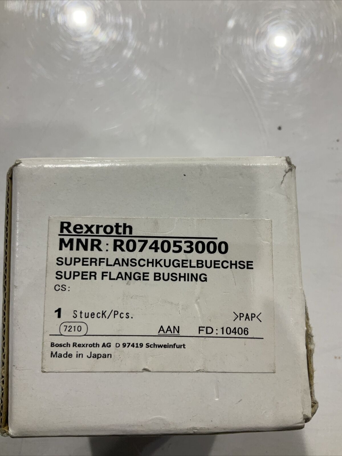 REXROTH R074053000 FLANGED BUSHING , BOSCH REXROTH LOT OF 2 U3S