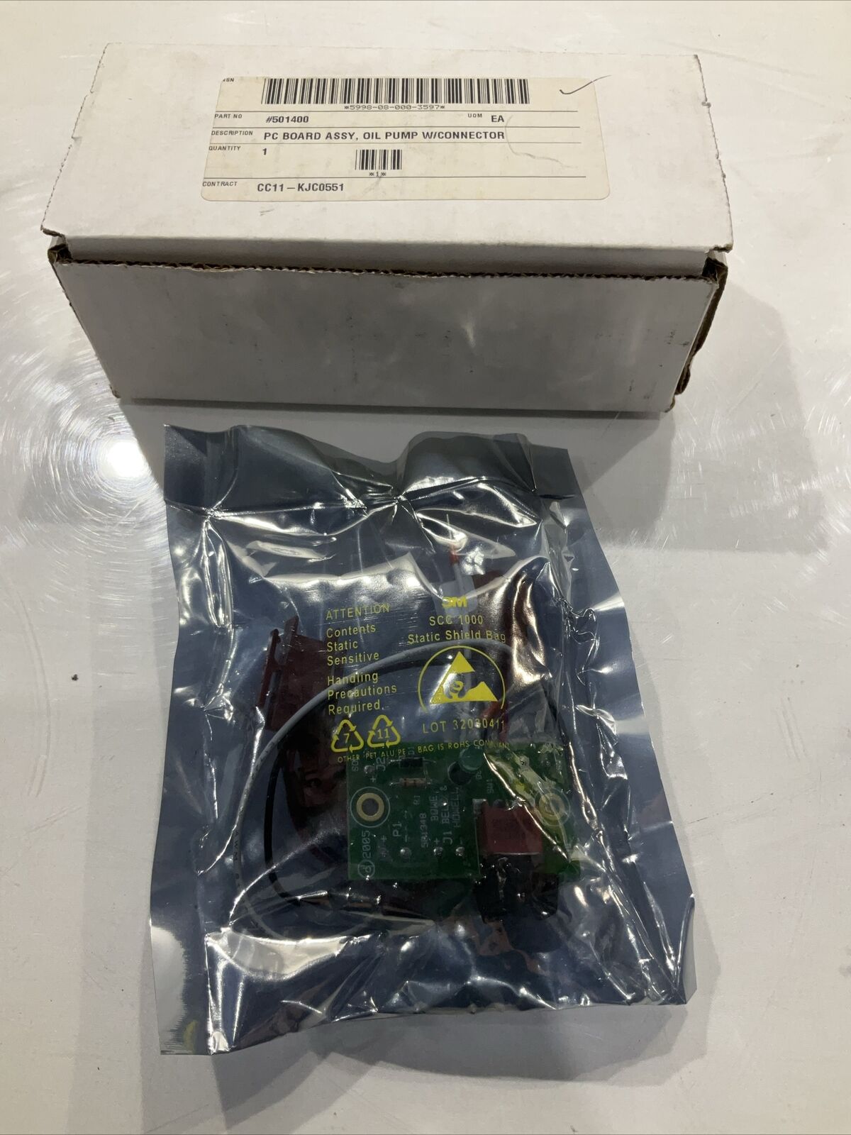 BOWE BELL HOWELL 501400 PC BOARD ASSY, OIL PUMP U3S
