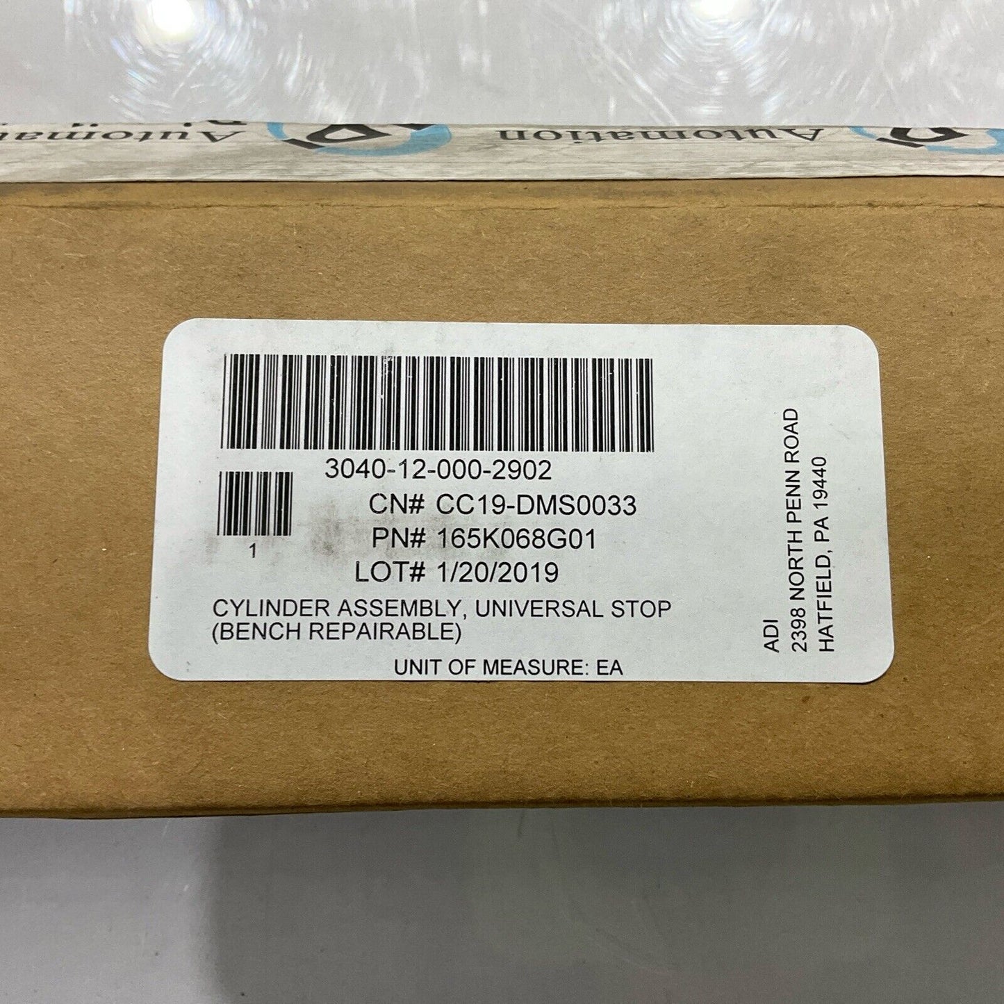 ADI SMC CDM2D25-50Z CC19-DMS0033 CYLINDER ASSEMBLY LOT OF 2 U3S