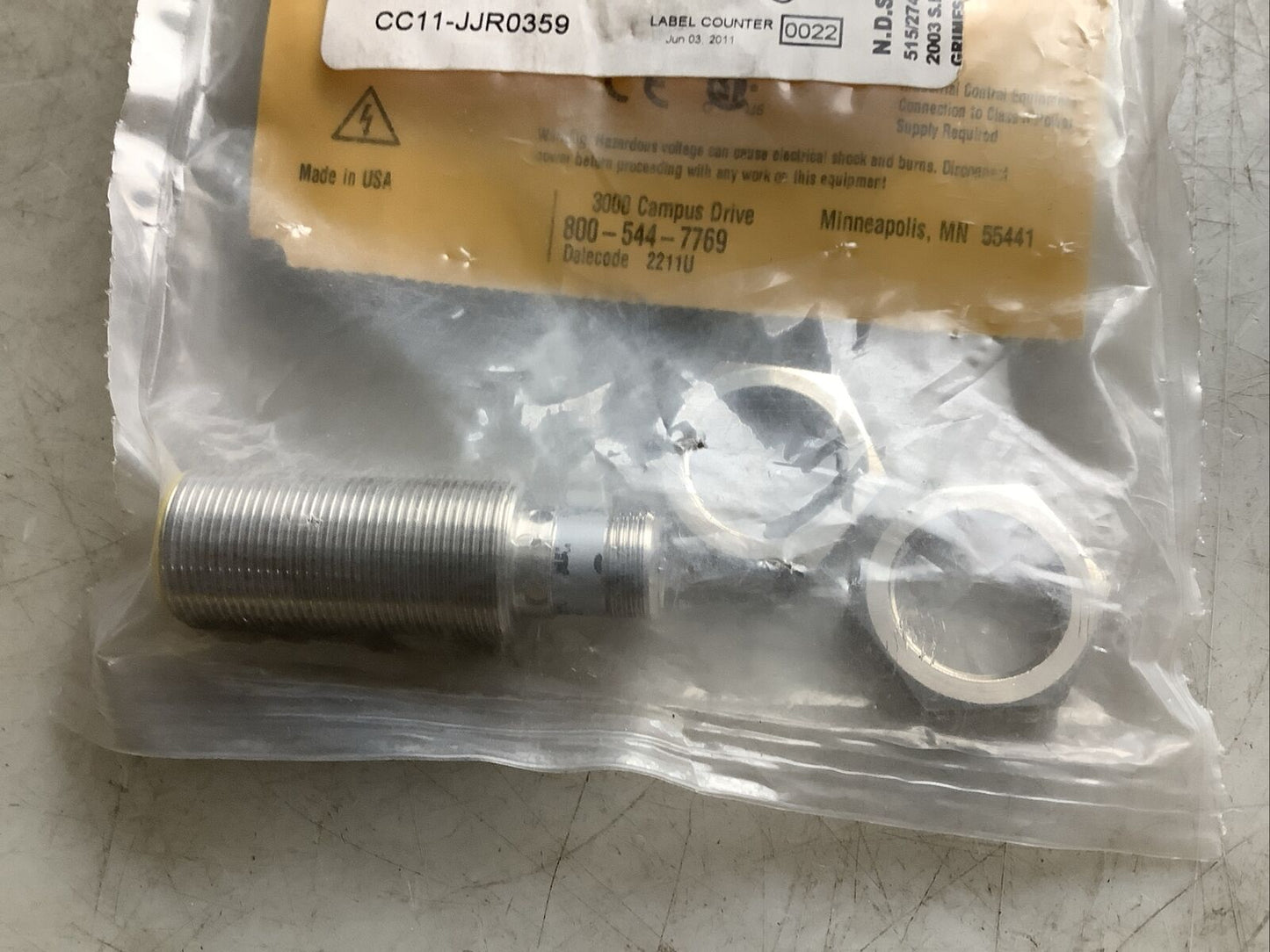 TURCK BI8-M18-AP6X-H1141 4615000 INDUCTIVE PROXIMITY SENSOR U3S