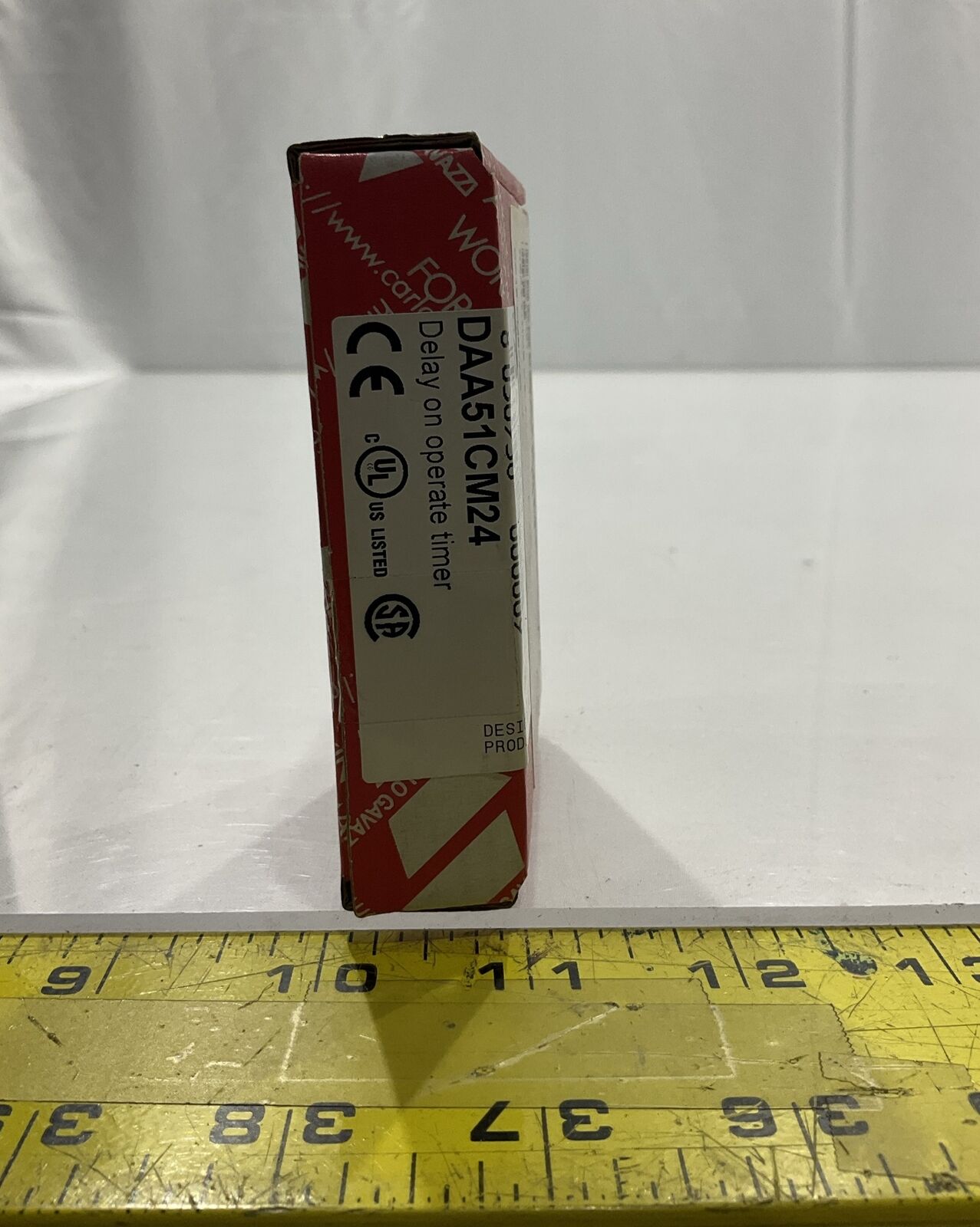 CARLO GALAZZI DAA51CM24 DELAY TIMER 24-240VDC 1.5W 50/60HZ LOT OF 3 U3S