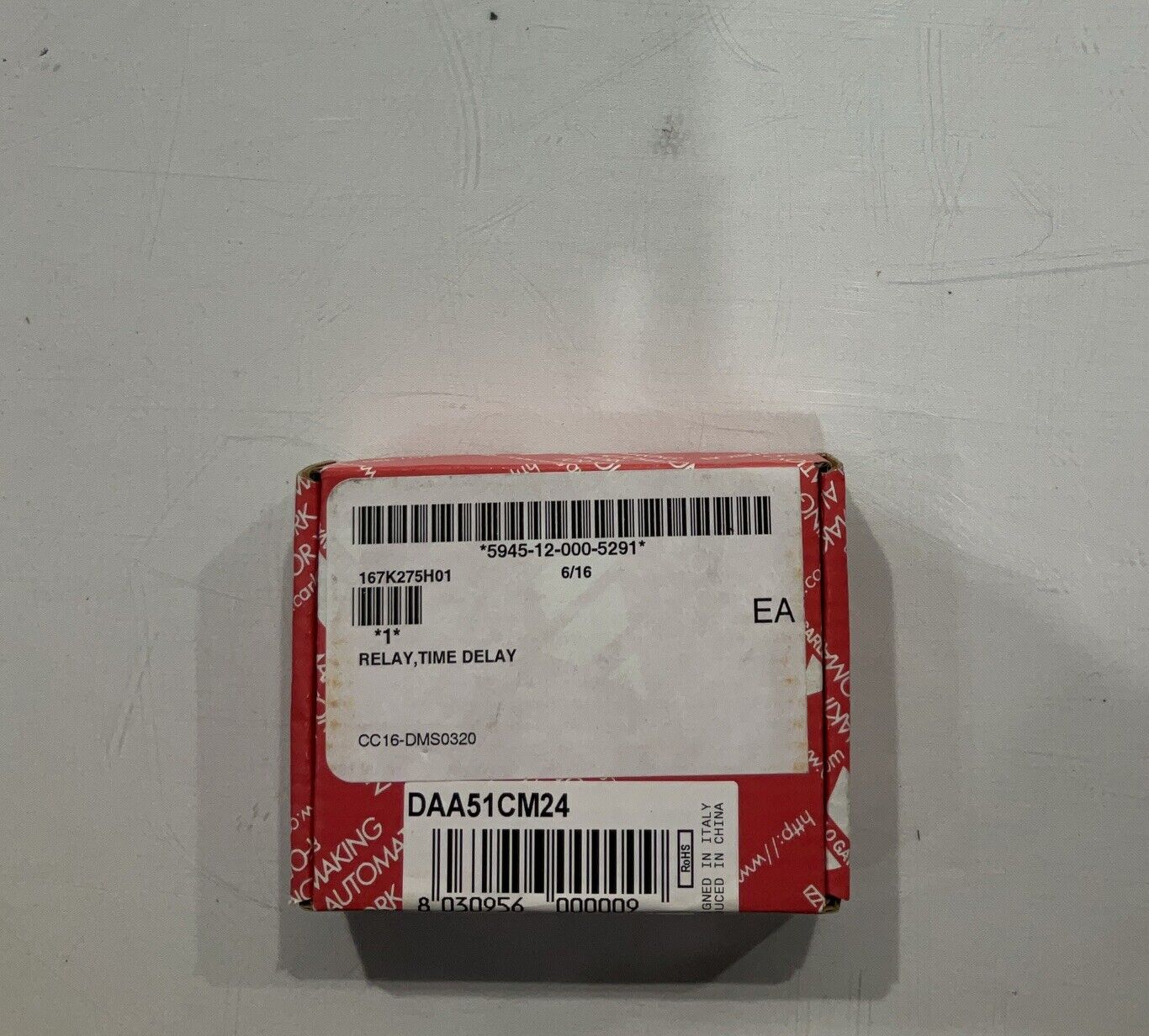 CARLO GALAZZI DAA51CM24 DELAY TIMER 24-240VDC 1.5W 50/60HZ LOT OF 3 U3S