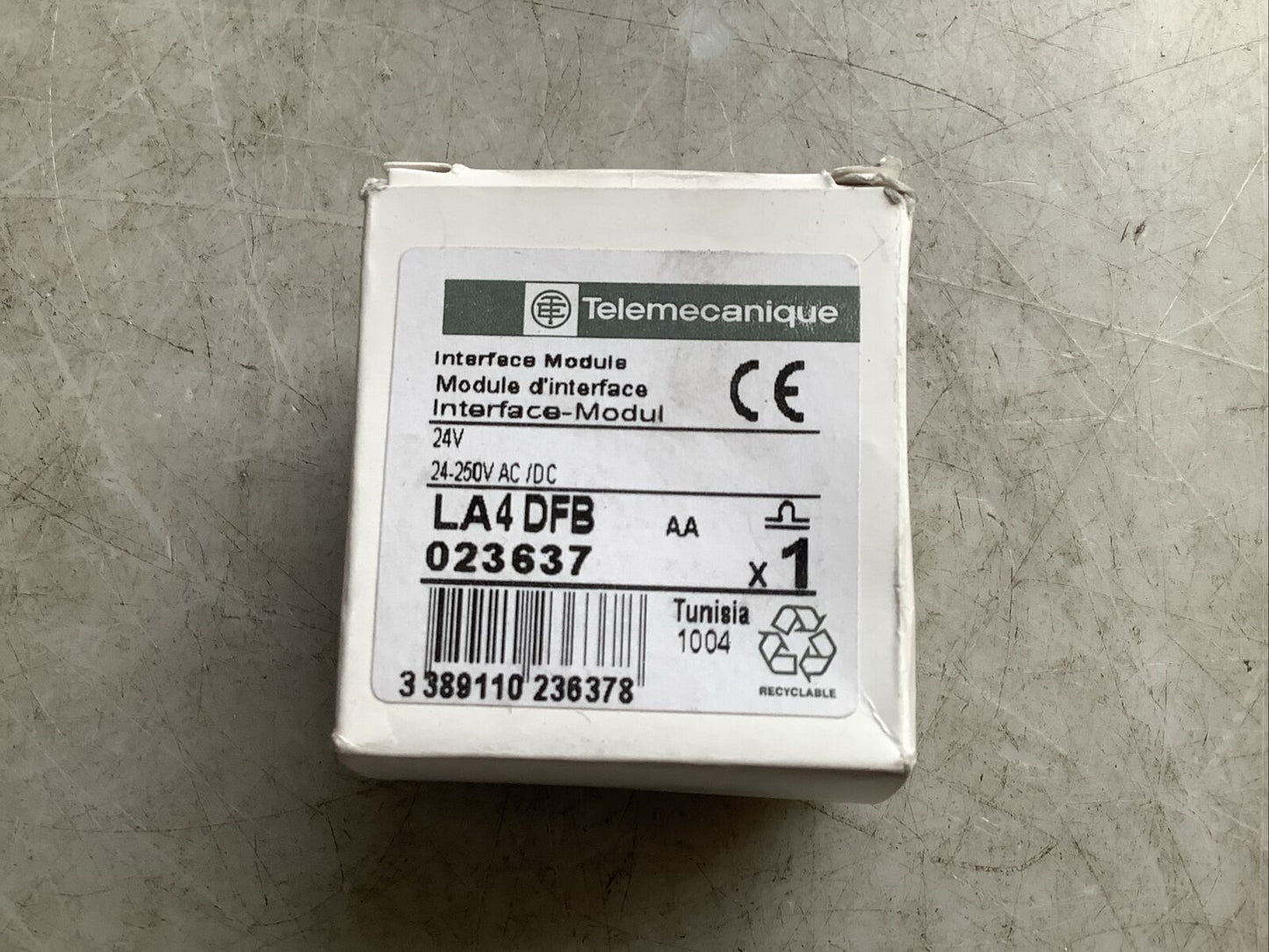 TELEMECANIQUE LA4DFB INTERFACE RELAY MODULE U3S