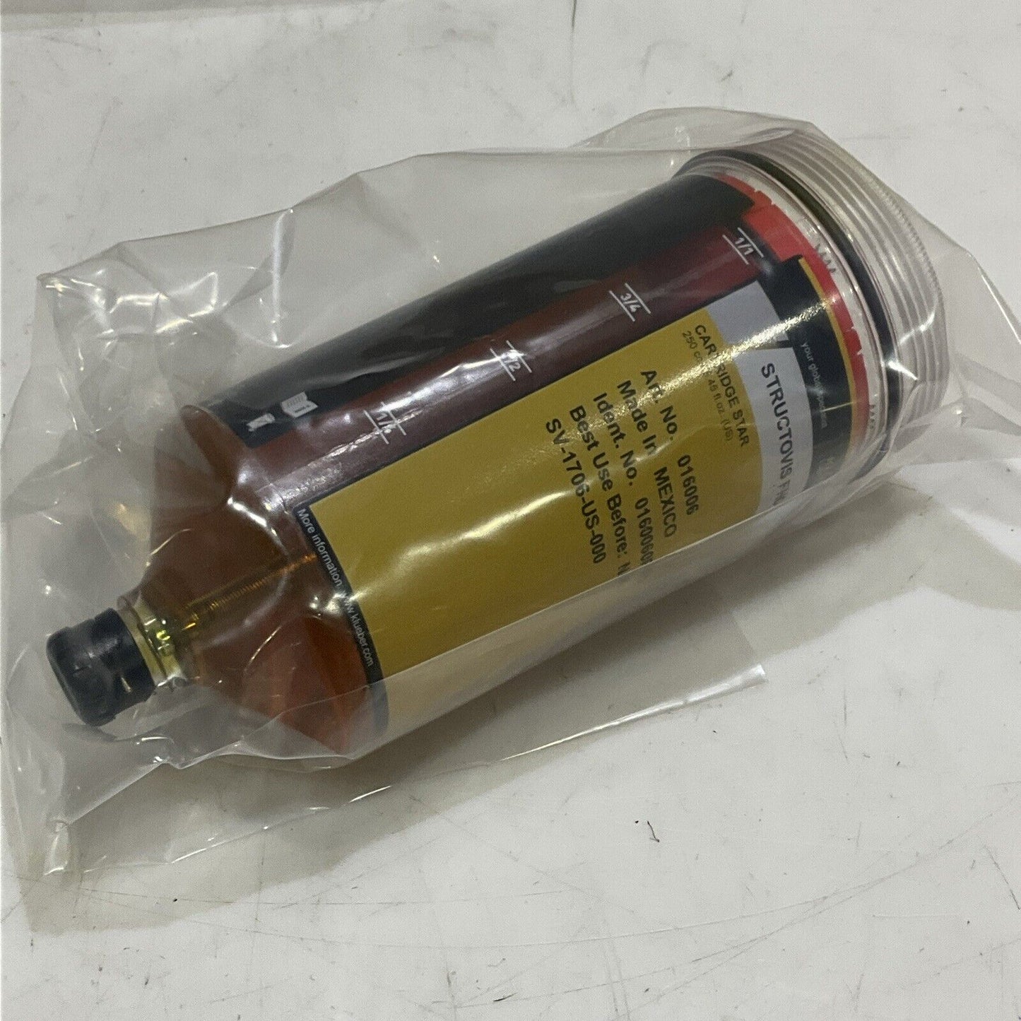 KLUBER 0160060PR1 016006 STRUCTOVIS FHD LUBRICATION CARTRIDGE LOT OF 3 U3S