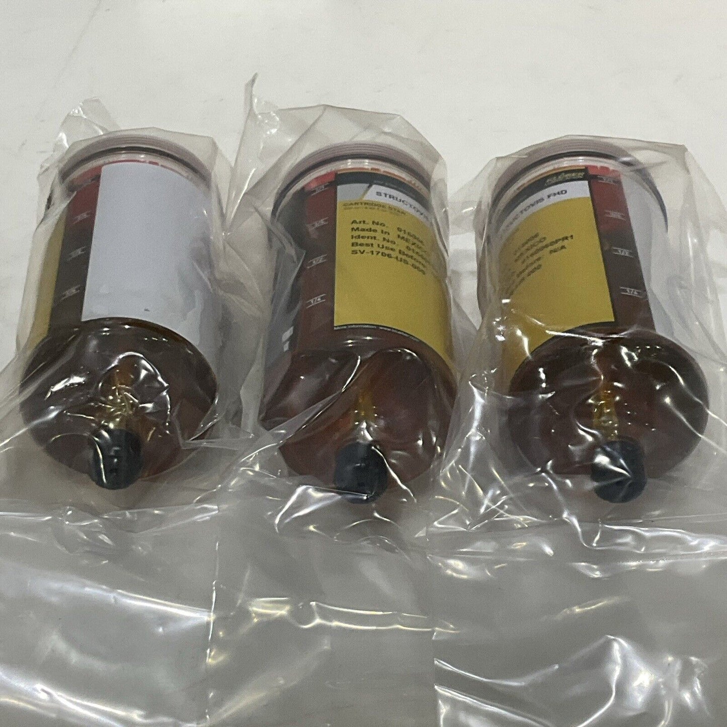 KLUBER 0160060PR1 016006 STRUCTOVIS FHD LUBRICATION CARTRIDGE LOT OF 3 U3S