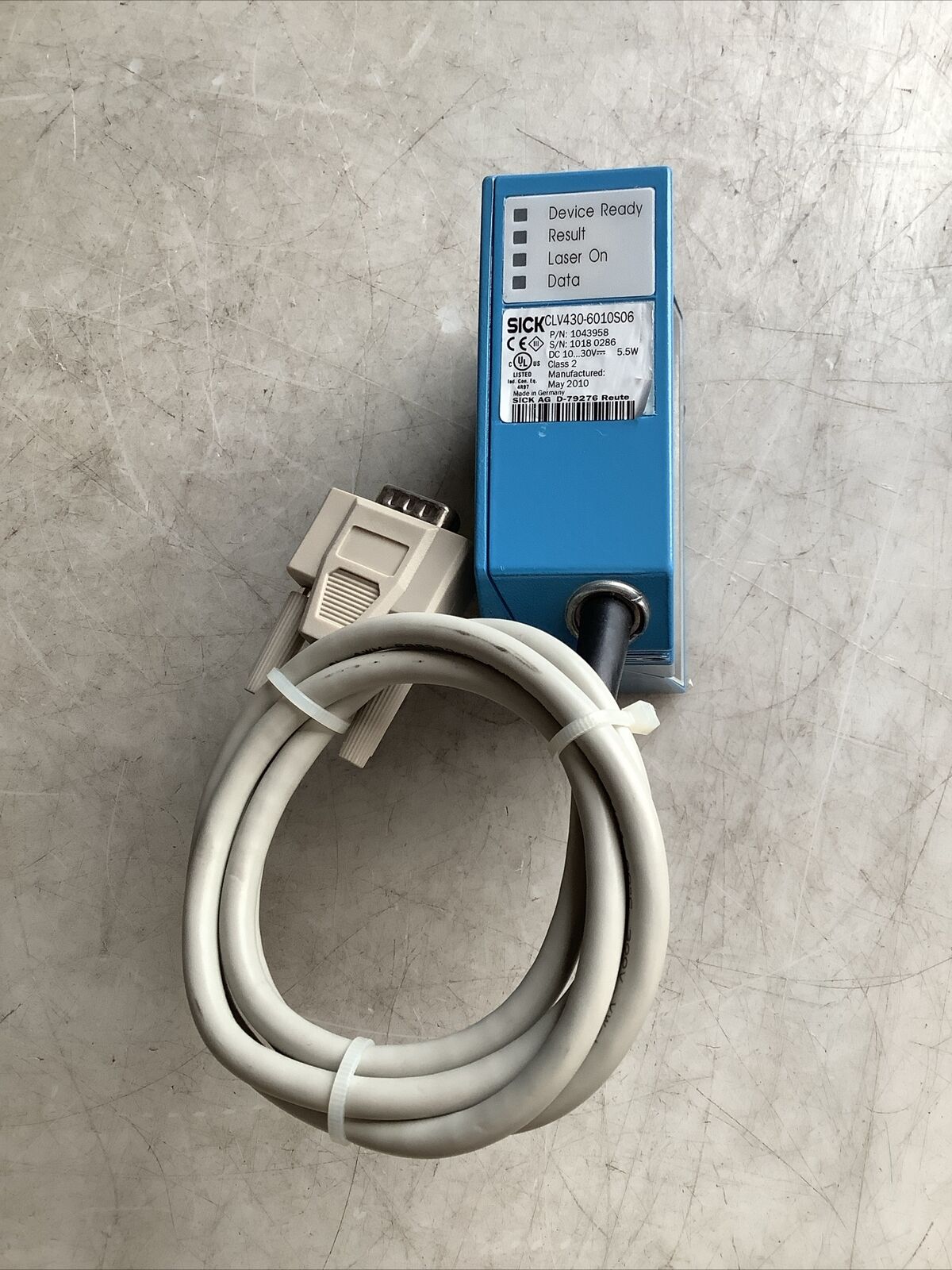 SICK CLV430-6010S06 1043958 BARCODE SCANNER U3S