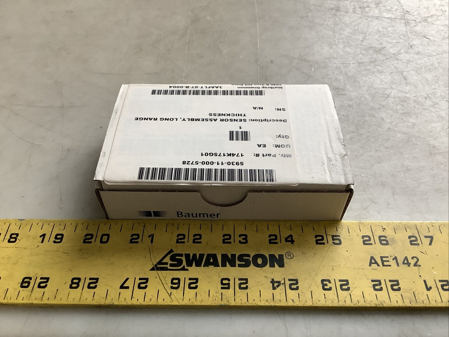 BAUMER OADM 20I44/406009A PHOTOELECTRIC DISTANCE SENSOR U3S