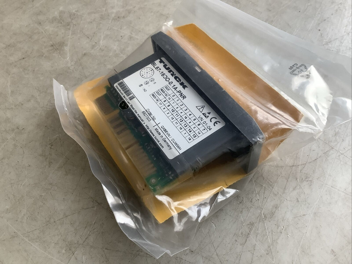 TURCK BL67-16DO-0.1A-PNR SYSTEM OUTPUT MODULE 16 DIGITAL OUTPUTS 24VDC LED U3S