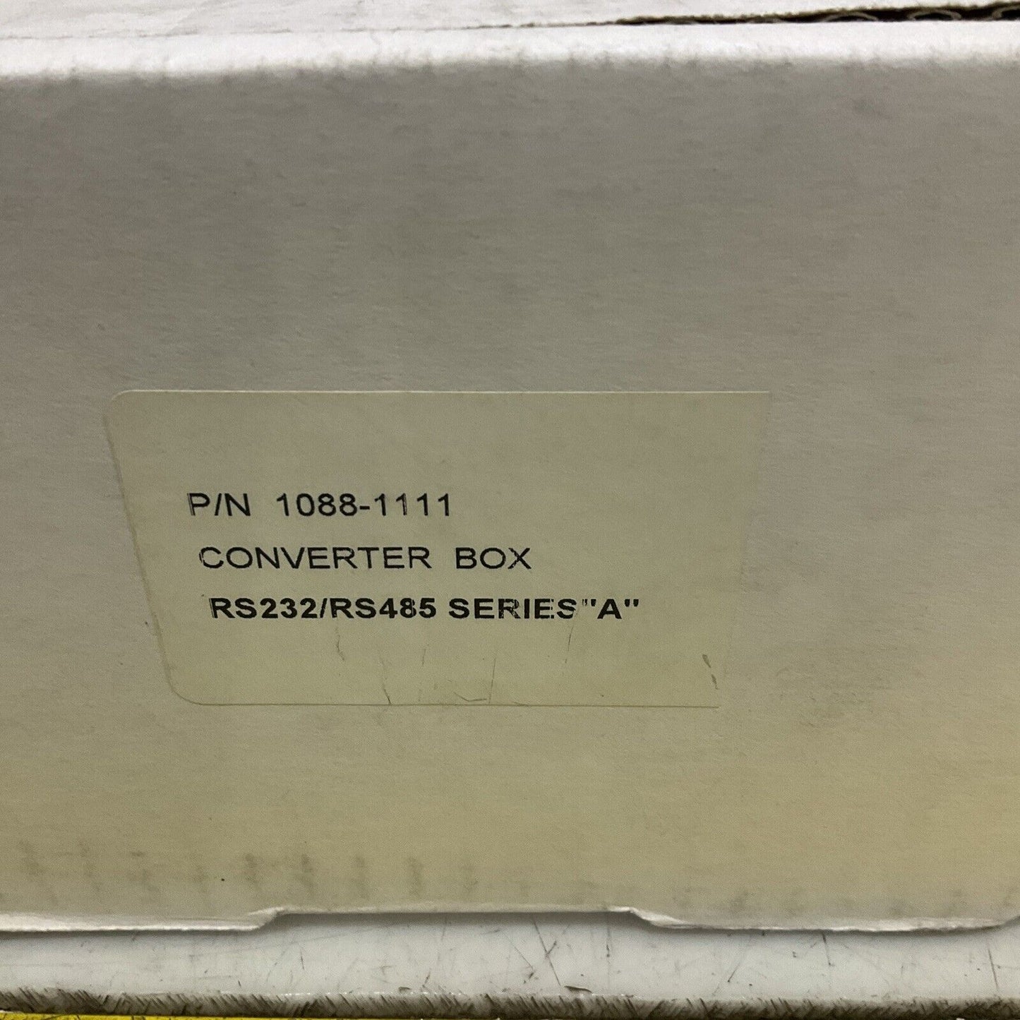 AMS RS-232/RS-485 10881111 CONVERTER BOX SERIES A 9 V 50/60HZ .150A U3S