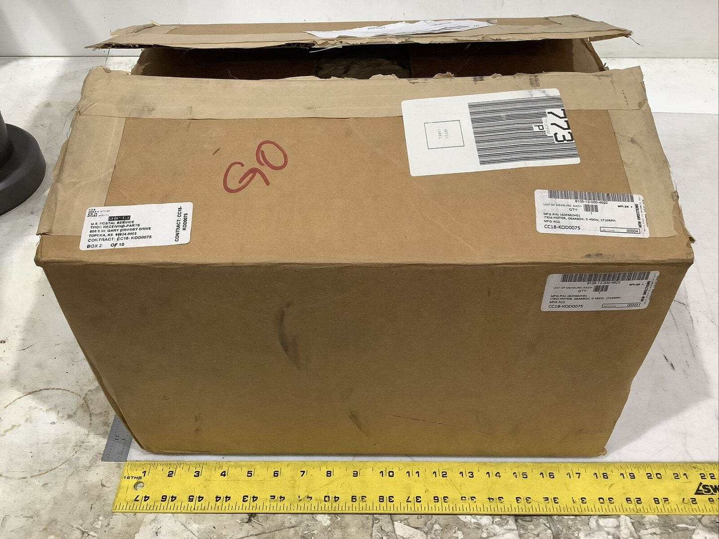 LENZE 3-MOT EN60034 G50AB04MVBR2C MDEMAXX071-32C0U GEARBOX MOTOR U3S