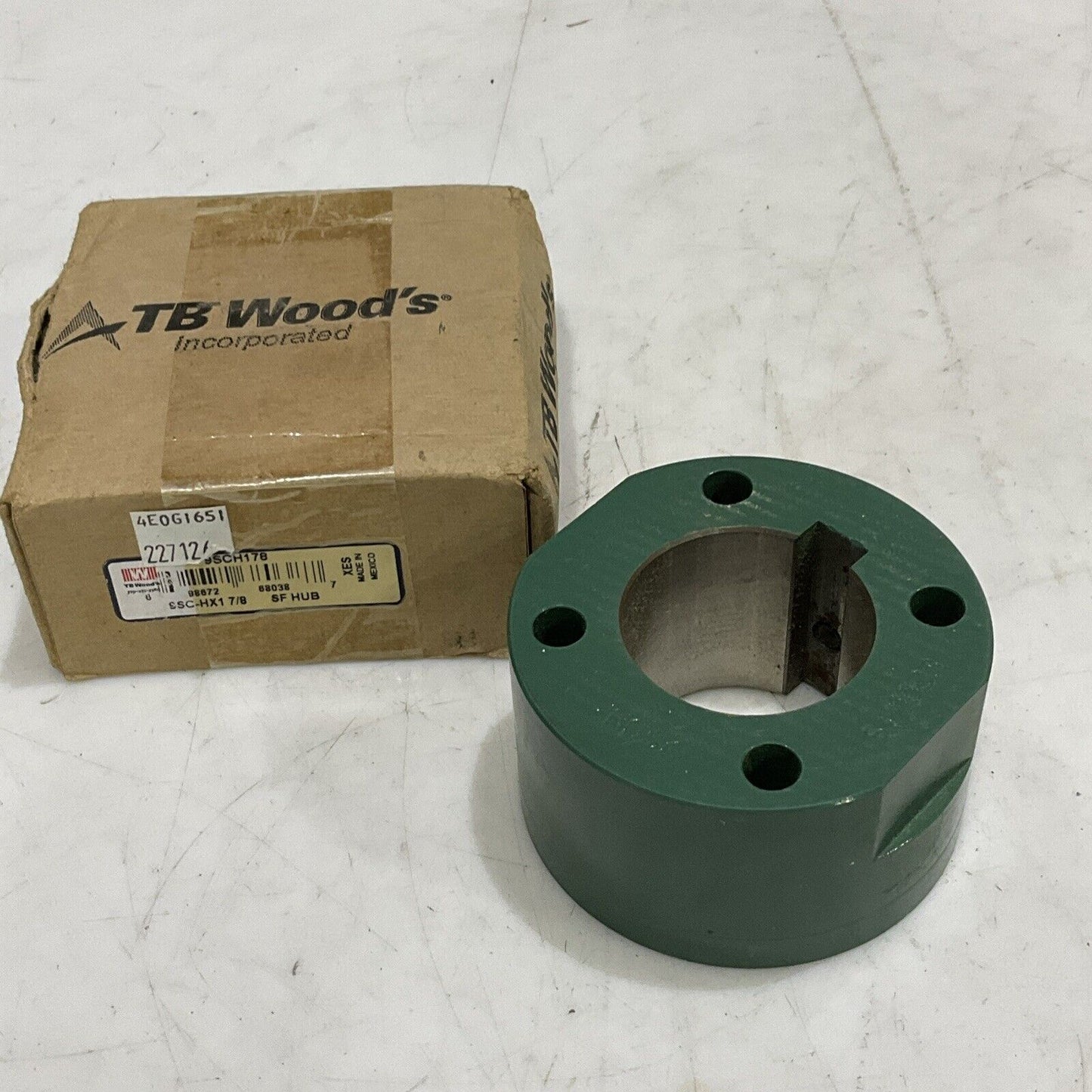 TB WOOD’S 9SCH178 9SC-HX1 7/8 COUPLING SPACER HUB LOT OF 3 G7T