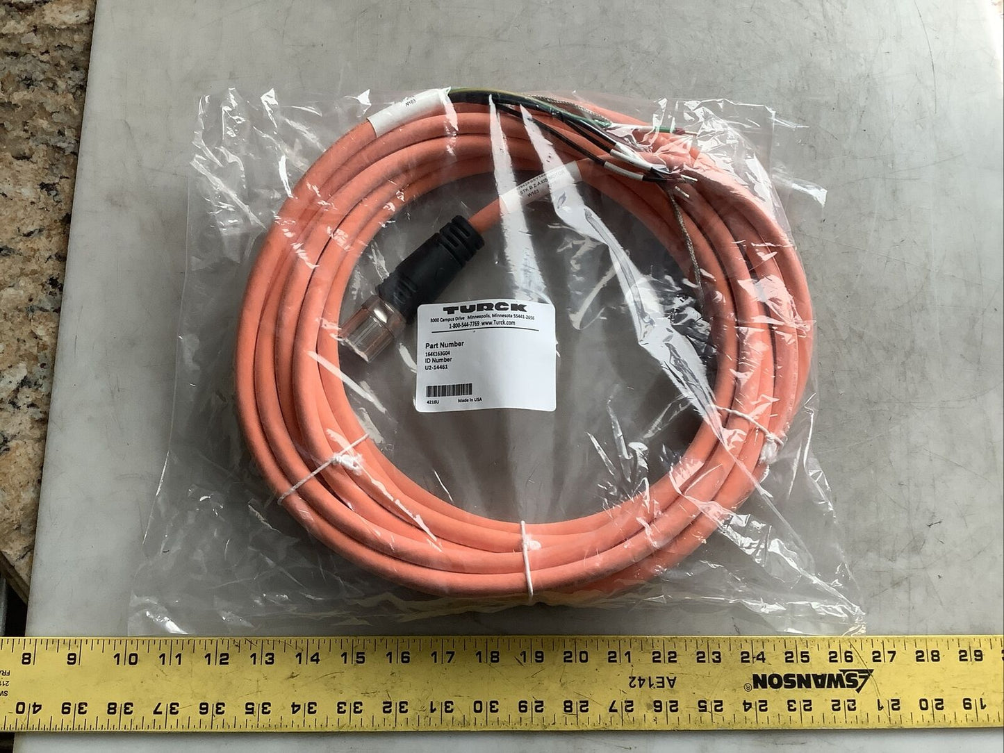 TURCK U2-14461 CABLE ASSEMBLY U3S