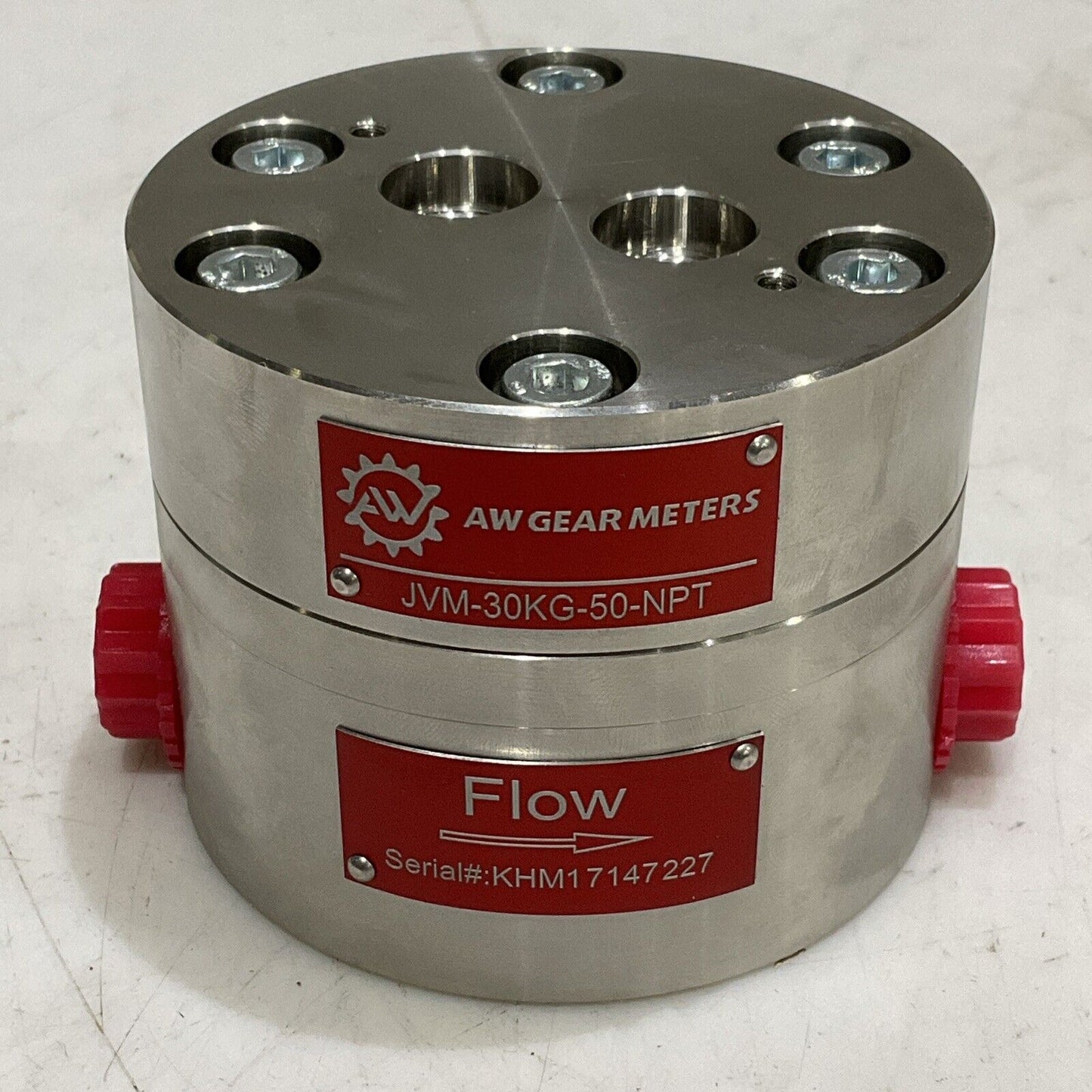AW GEAR METERS JVM-30KG-50-NPT FLOW METER G7T