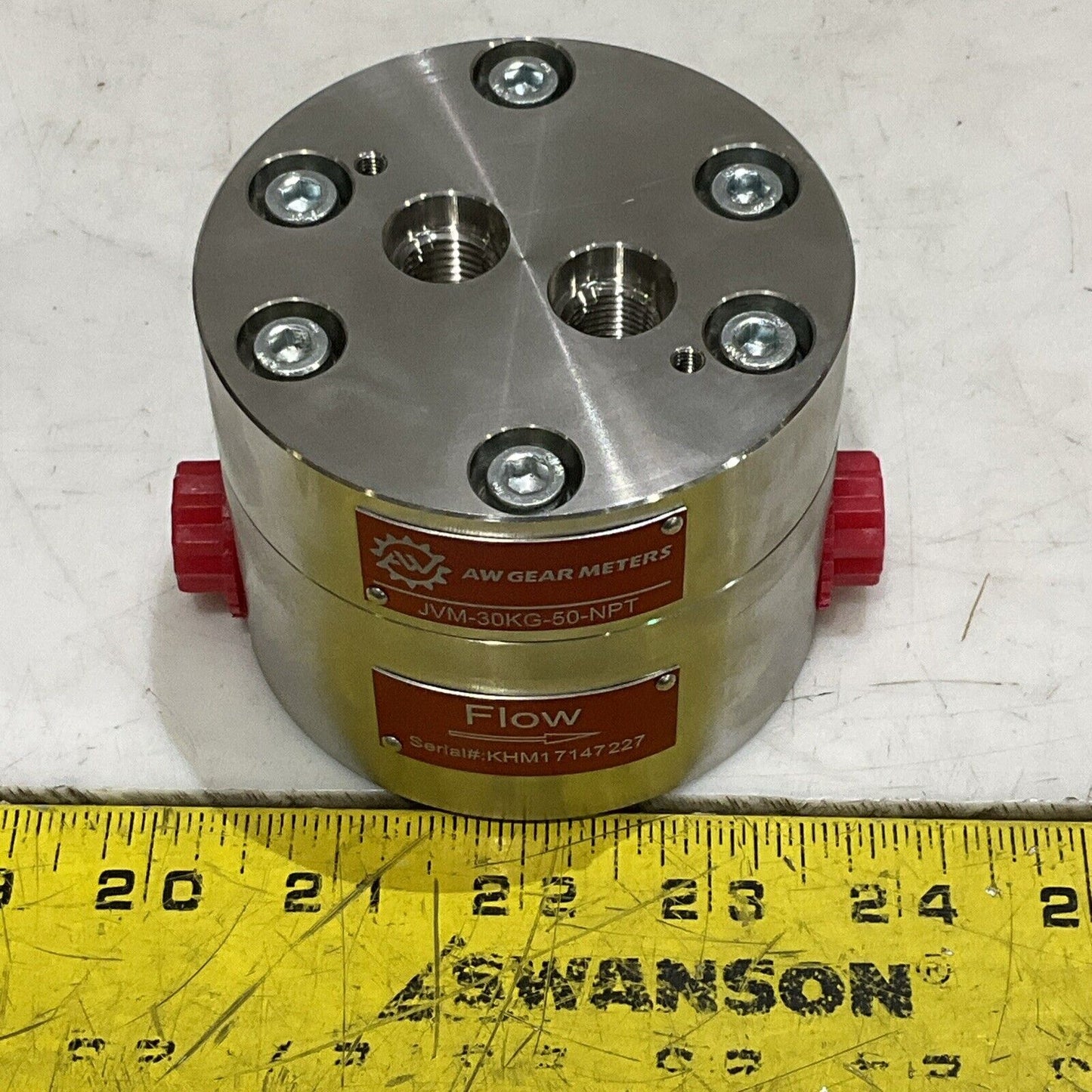 AW GEAR METERS JVM-30KG-50-NPT FLOW METER G7T