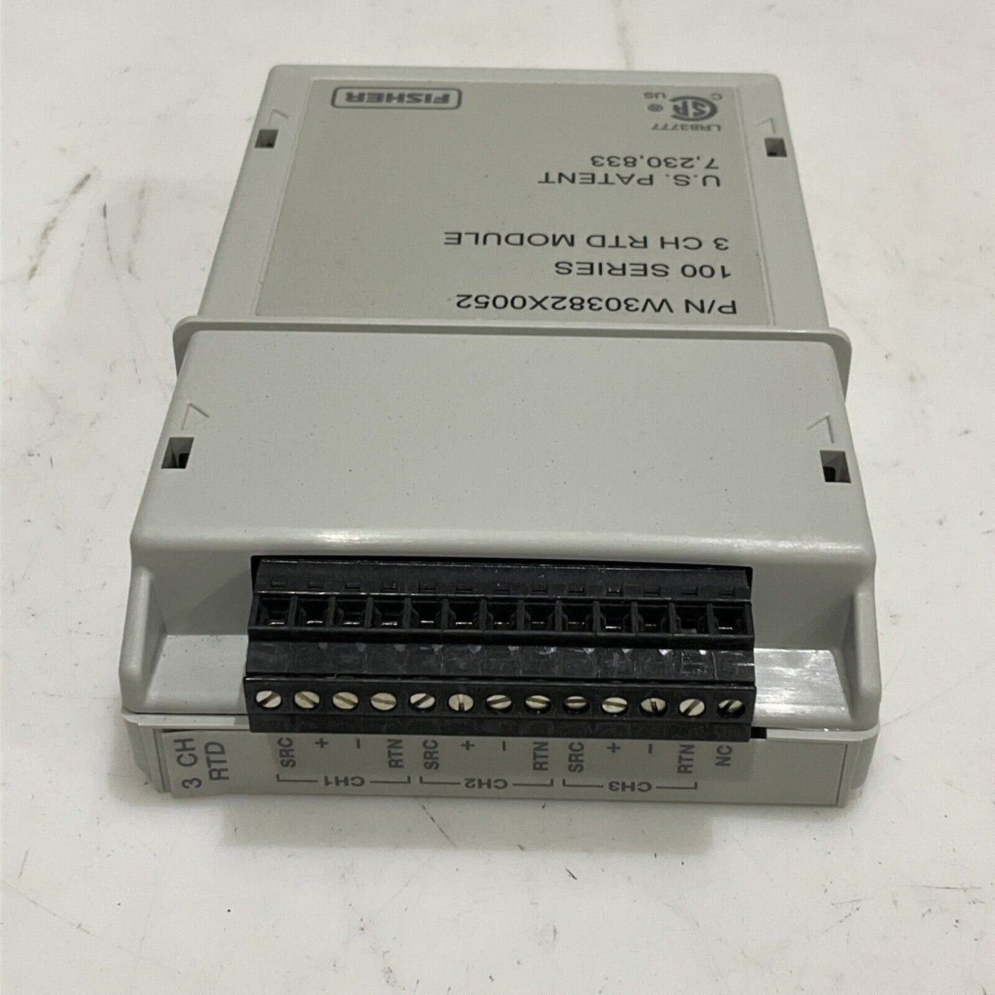 FISHER W30382X0052 3 CH RTD IMPUT MODULE FB107 100 SERIES G7T