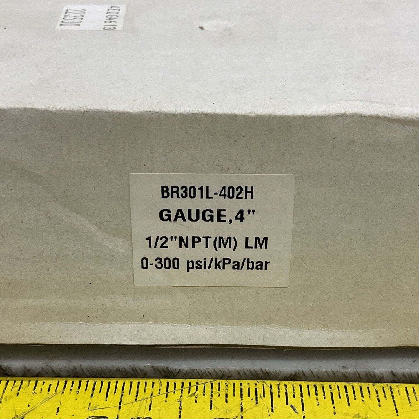 BLUE RIBBON BR301L-402H LIQUID FILLED PRESSURE GAUGE 0-300 PSI 1/2” G7T