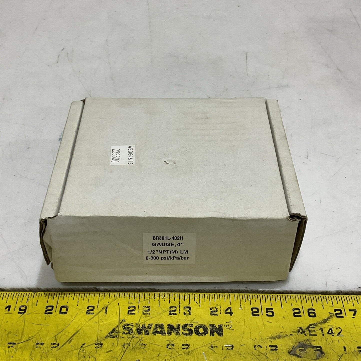 BLUE RIBBON BR301L-402H LIQUID FILLED PRESSURE GAUGE 0-300 PSI 1/2” G7T