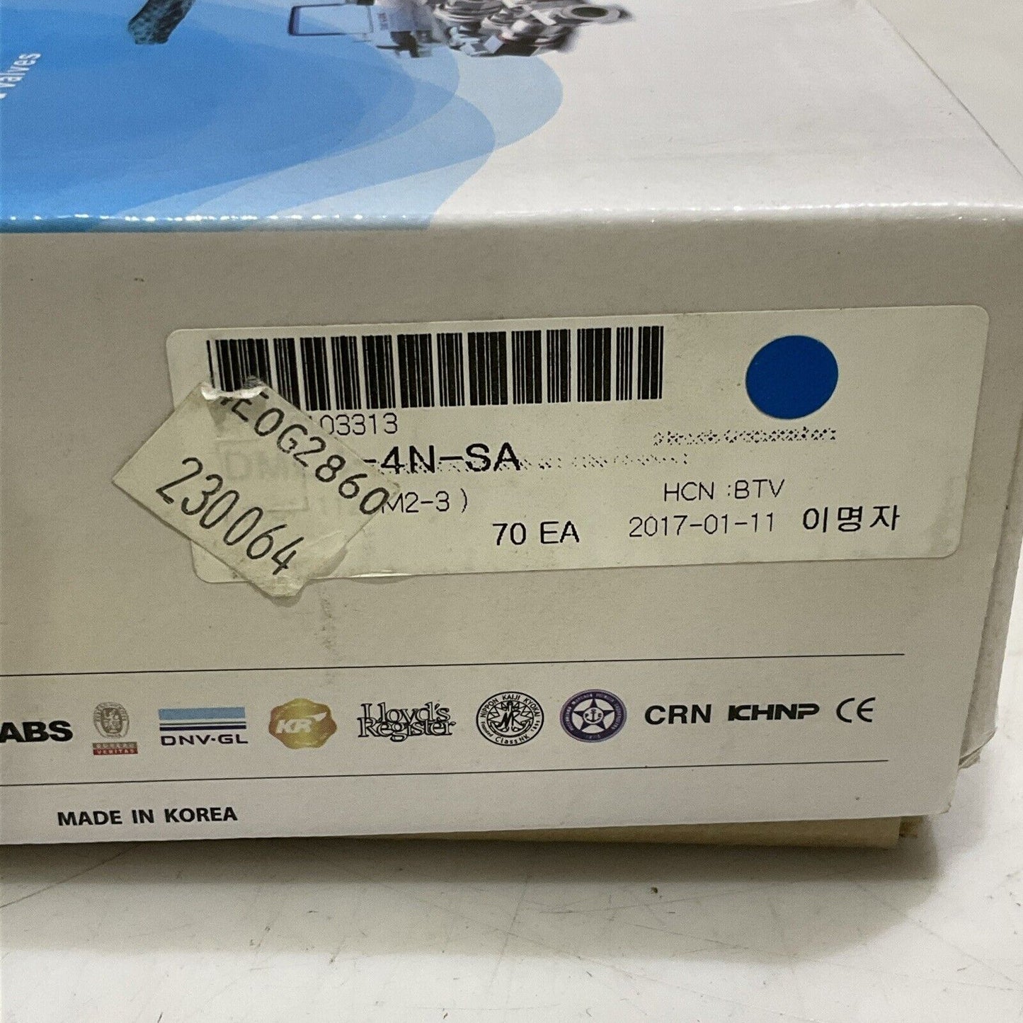DK-LOK DMC4-4N-SA MALE STEEL CONNECTOR 1/4” TUBE X 1/4 NPT S316 LOT OF 70 G7T