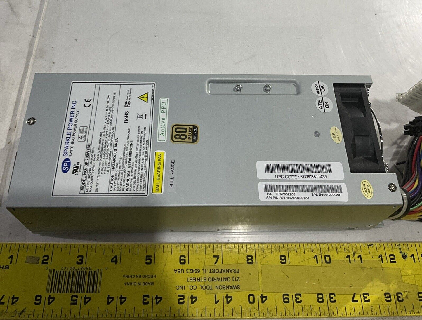 SPI SPI700W7BB POWER SUPPLY ASSY U3S