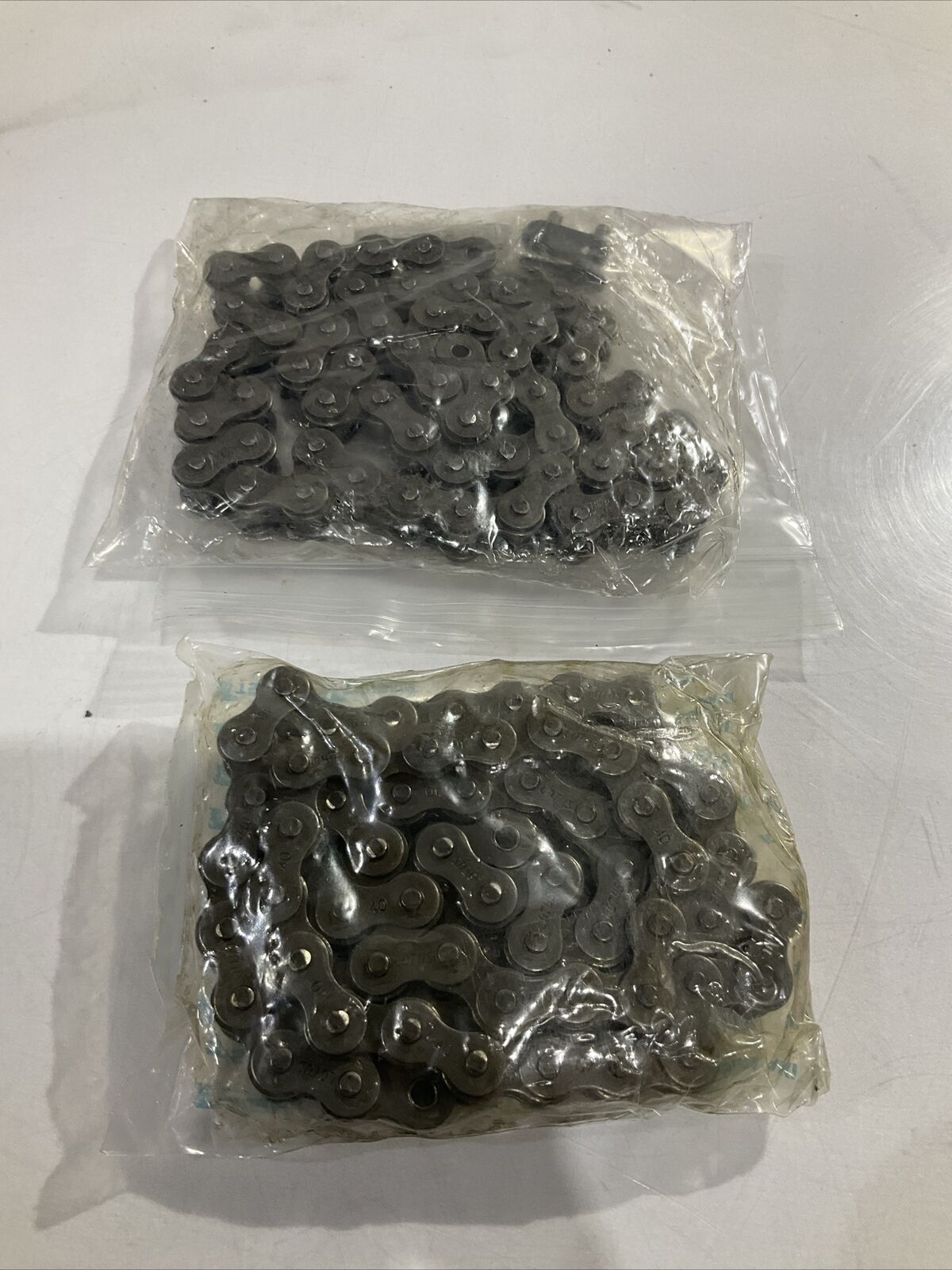 TSUBAKI 150K838H01 40# RIV X 59 PITCHES ROLLER CHAIN LOT OF 2 U3S