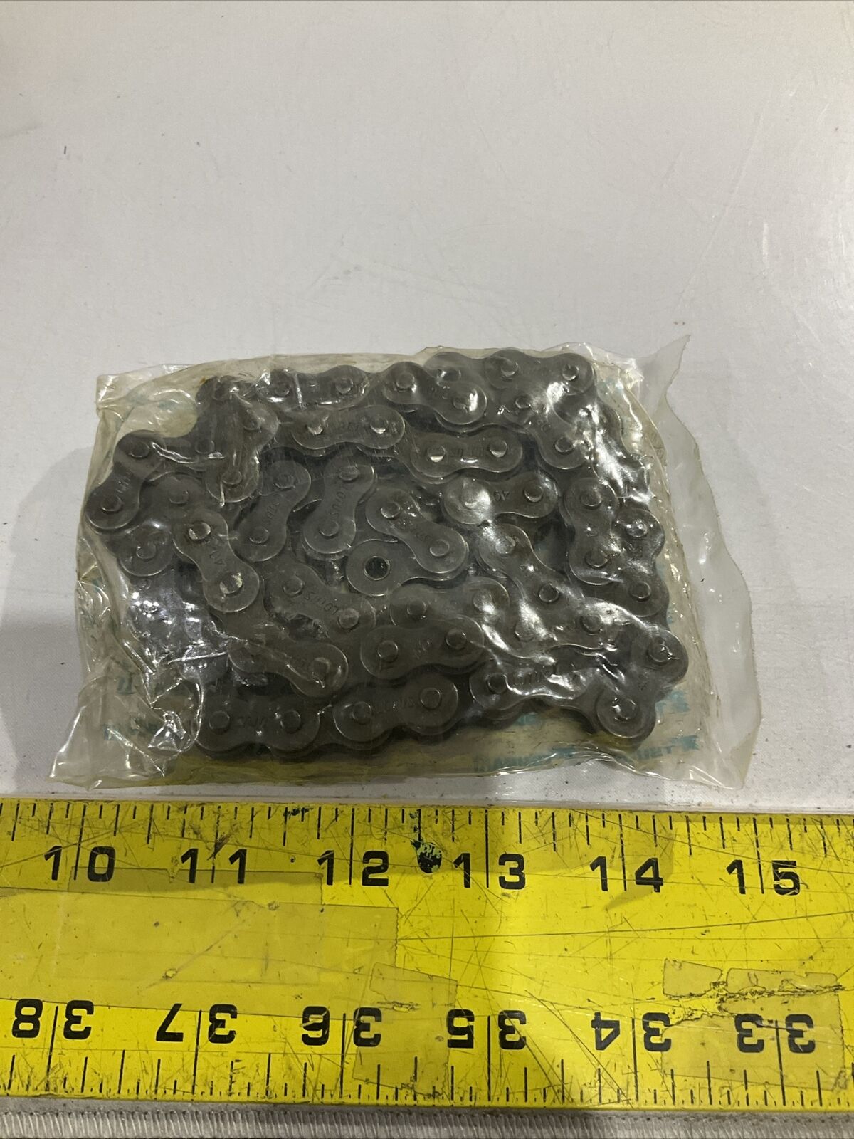 TSUBAKI 150K838H01 40# RIV X 59 PITCHES ROLLER CHAIN LOT OF 2 U3S