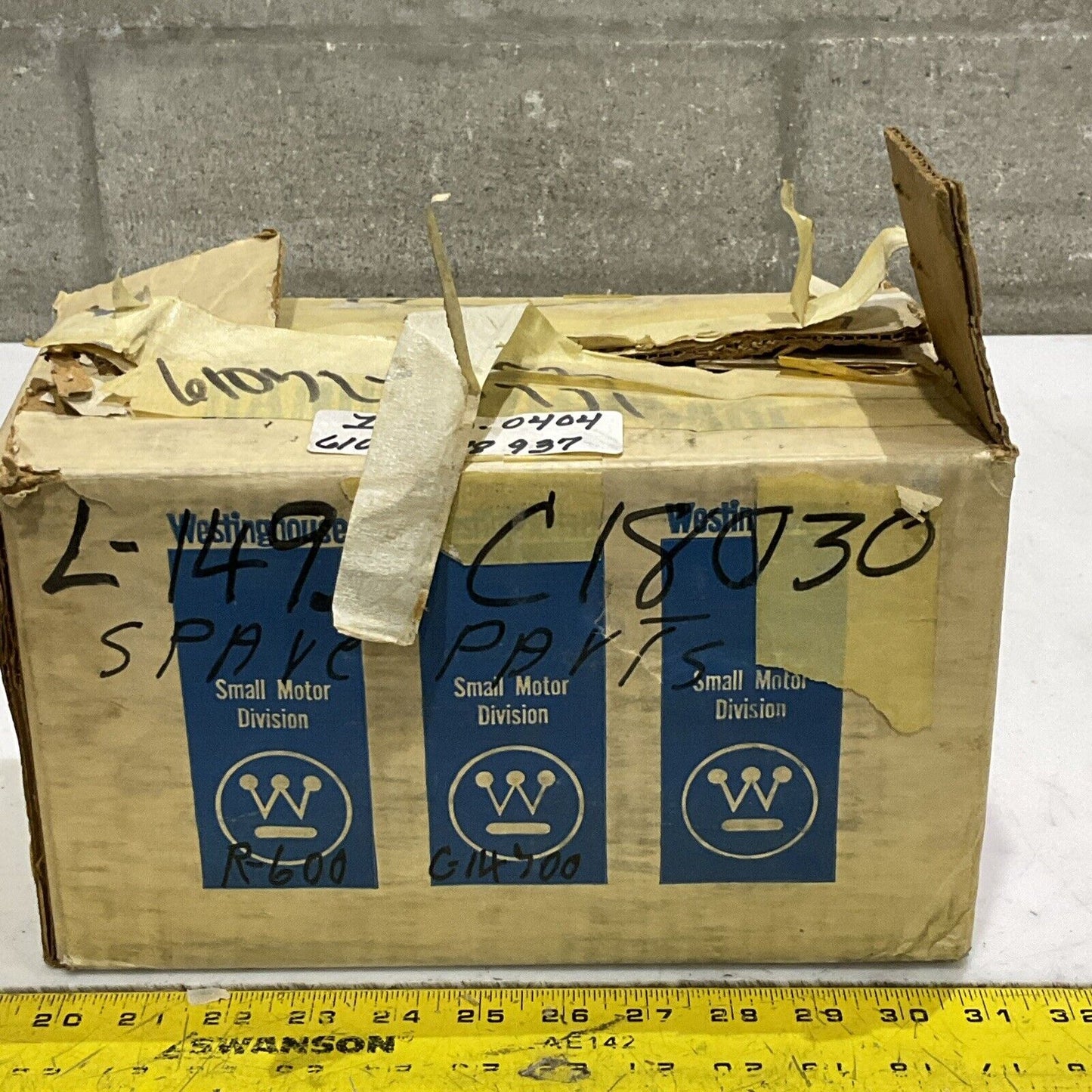 WESTINGHOUSE 314P629 XD48Y CCW-CW AC MOTOR 1/6 HP 60HZ 1140 RPM 373