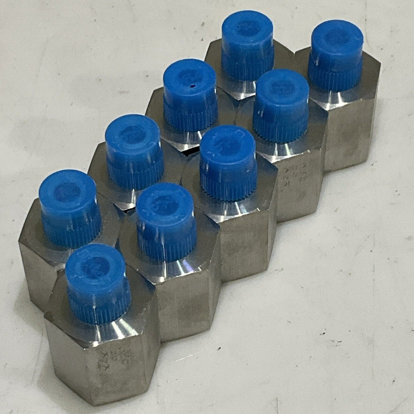 DK-LOK GABMF4-8N-S REDUCING ADAPTER 1/4” 1/2” SS316 LOT OF 9 G7T