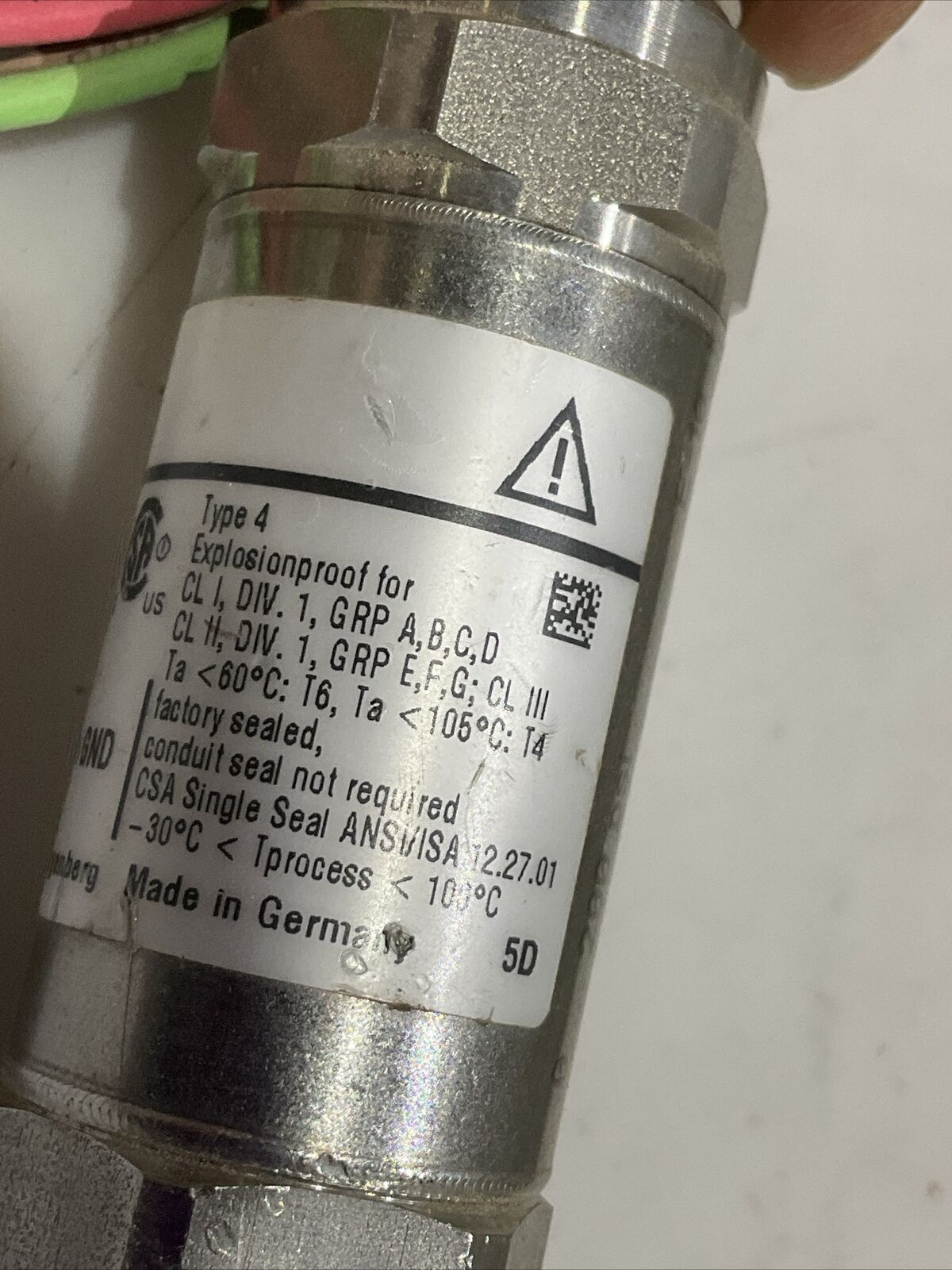 WIKA E-10-K-PBH-ND-LG3X67-ZZ TRANSMITTER WELLHEAD H1RDS44Q B16.34 608 G7T
