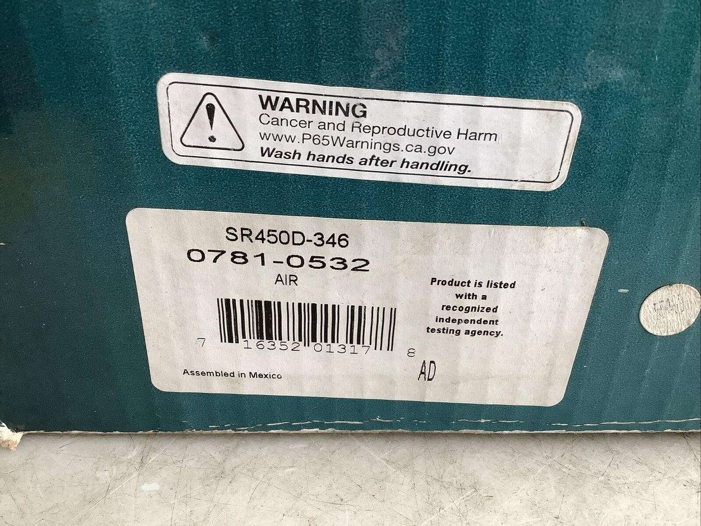 VICTOR 0781-0532 SR450D-346 REGULATOR 5/8IN-18 LH F 125PSIG