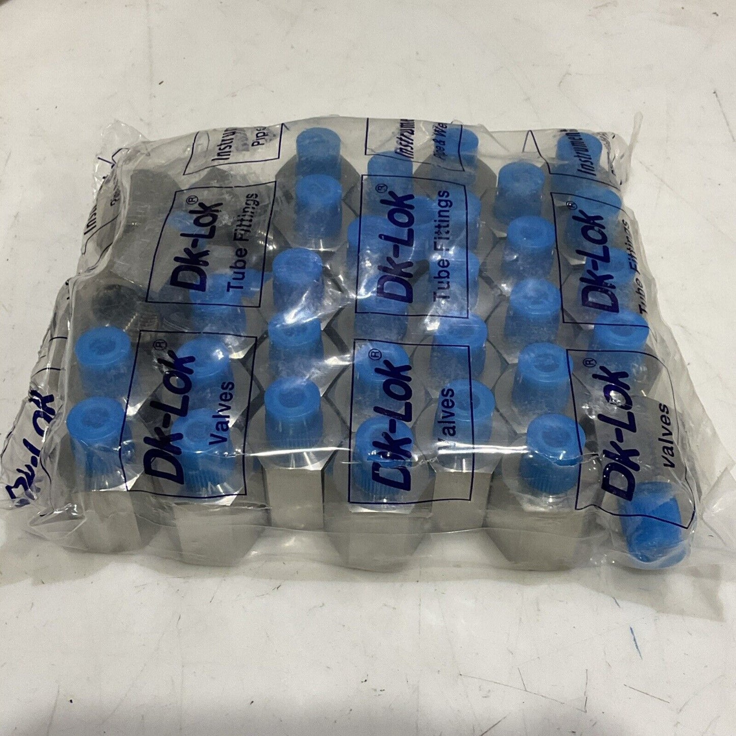 DK-LOK GABMF4-8N-S REDUCING ADAPTER 1/4” 1/2” SS 316 LOT OF 35 U3S