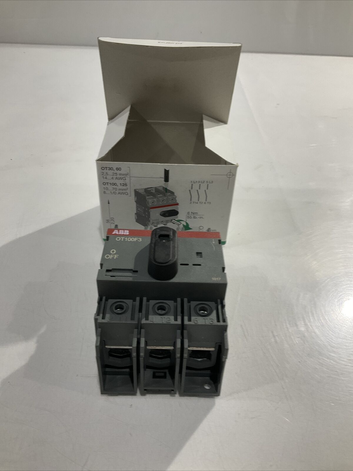 ABB 162K300H01 1SCA105004R1001 SWITCH DISCONNECT 600VAC U3S