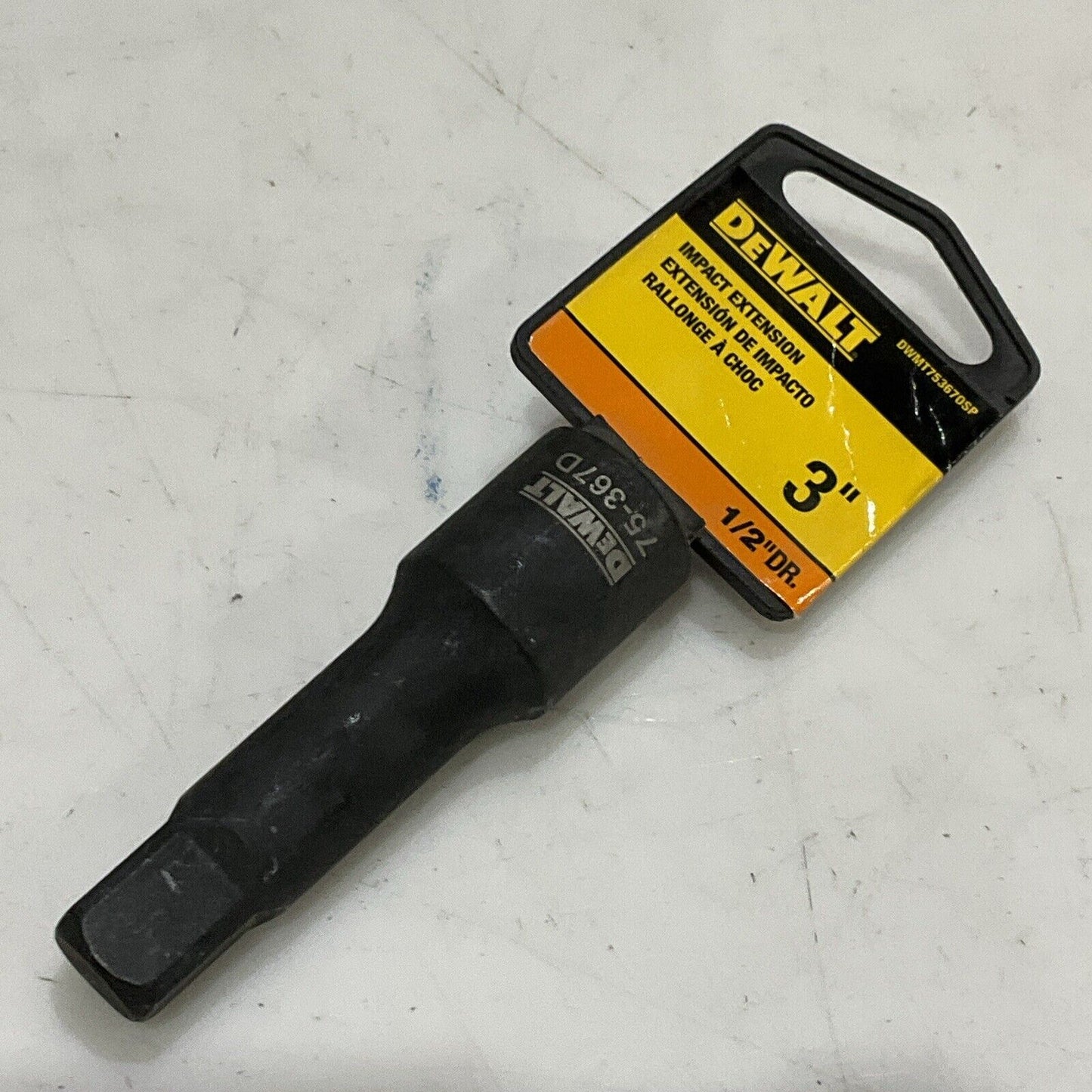 DEWALT DWMT753670SP 75-387D IMPACT WRENCH EXTENSION 3” 1/2” DR. LOT OF 8 G7T