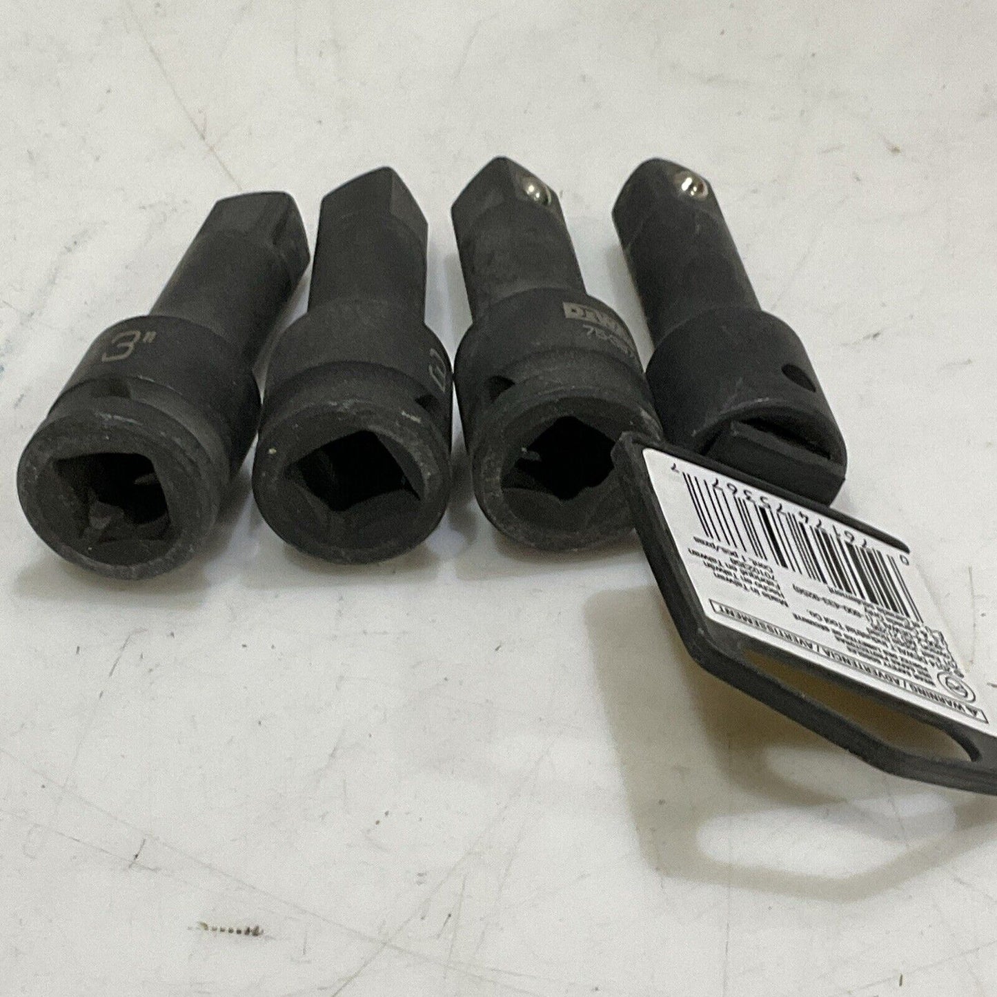 DEWALT DWMT753670SP 75-387D IMPACT WRENCH EXTENSION 3” 1/2” DR. LOT OF 8 G7T