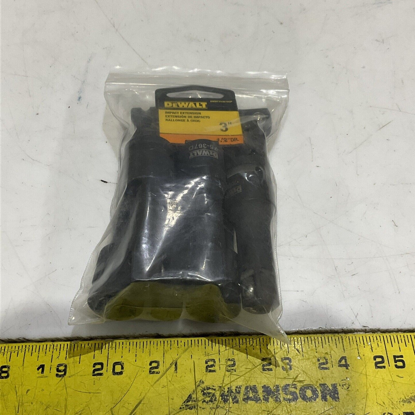 DEWALT DWMT753670SP 75-387D IMPACT WRENCH EXTENSION 3” 1/2” DR. LOT OF 8 G7T