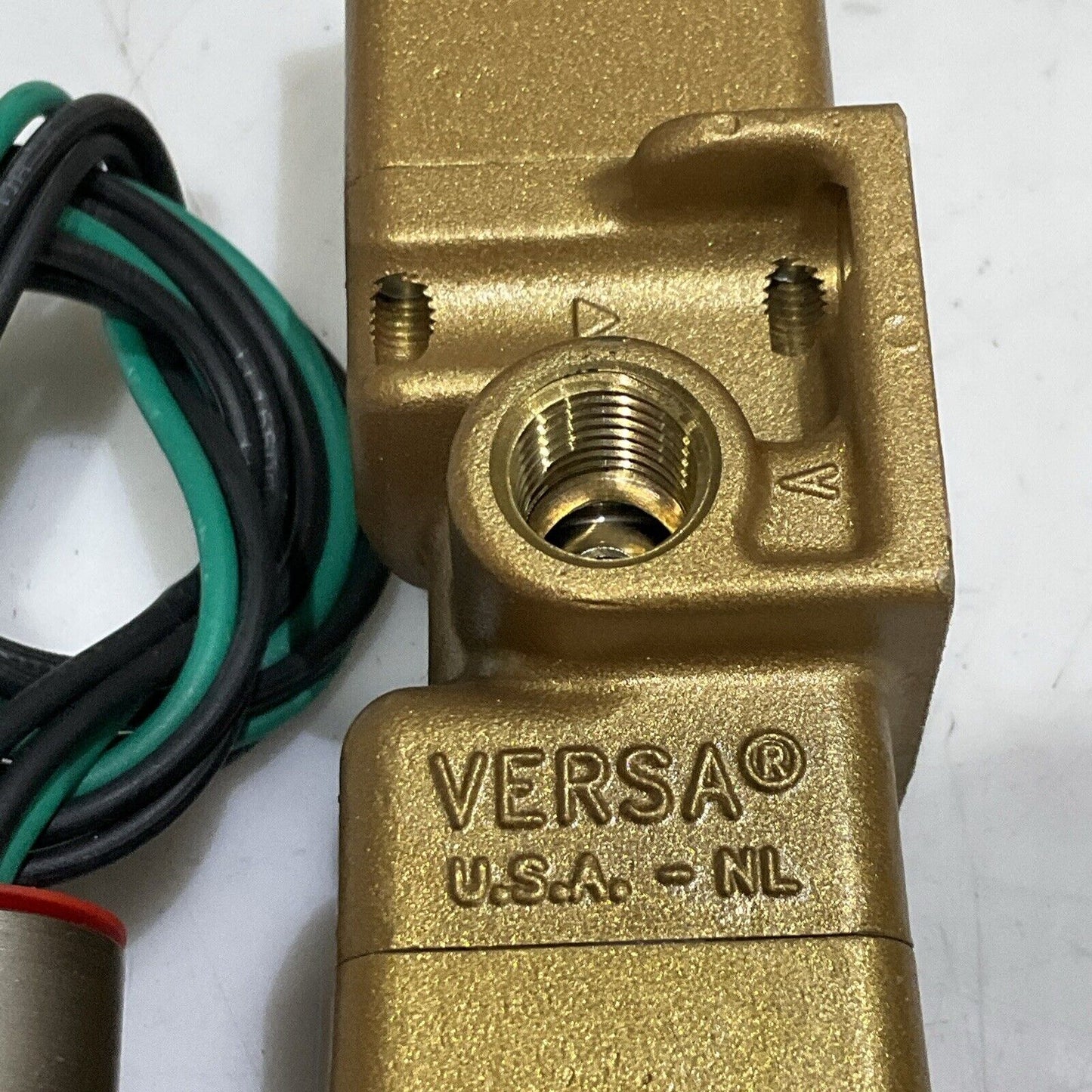 VERSA VSA-3321-DP-SC0422 SOLENOID VALVE 3-WAY BRASS 12VDC G7T