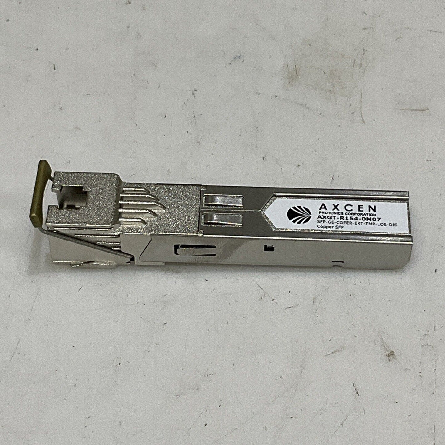 AXCEN AXGT-R154-0M07 COPPER SFP TRANSCEIVERS FIBERINT 1000 BASE G7T