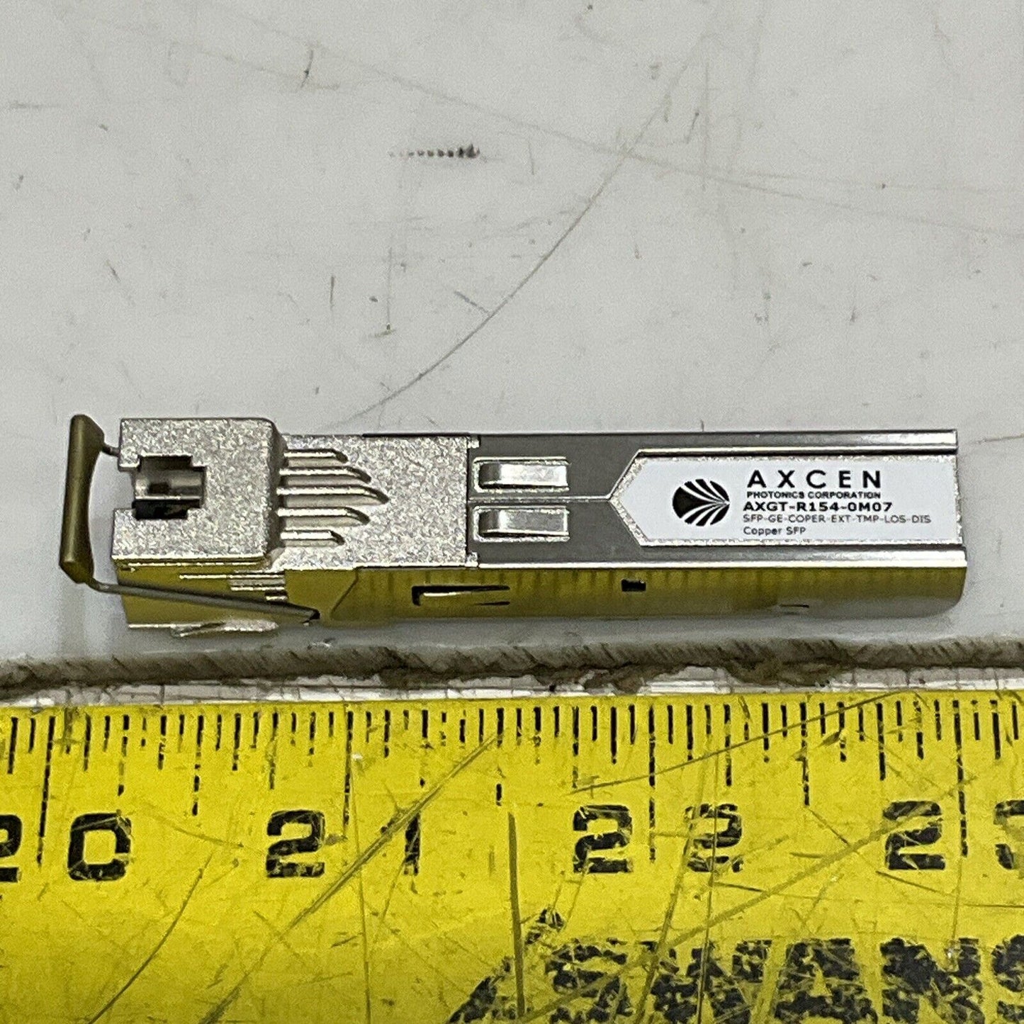 AXCEN AXGT-R154-0M07 COPPER SFP TRANSCEIVERS FIBERINT 1000 BASE G7T
