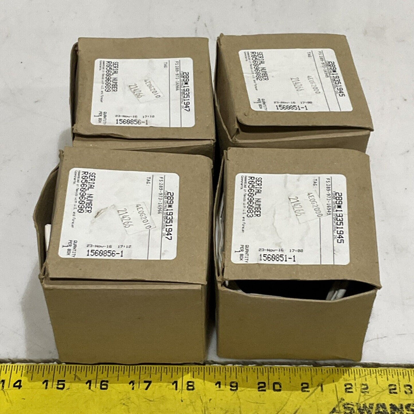 FISHER 289A PRESSURE RELIEF VALVE 1/4" 289-19351945 3-13 PSI LOT OF 4 G7T
