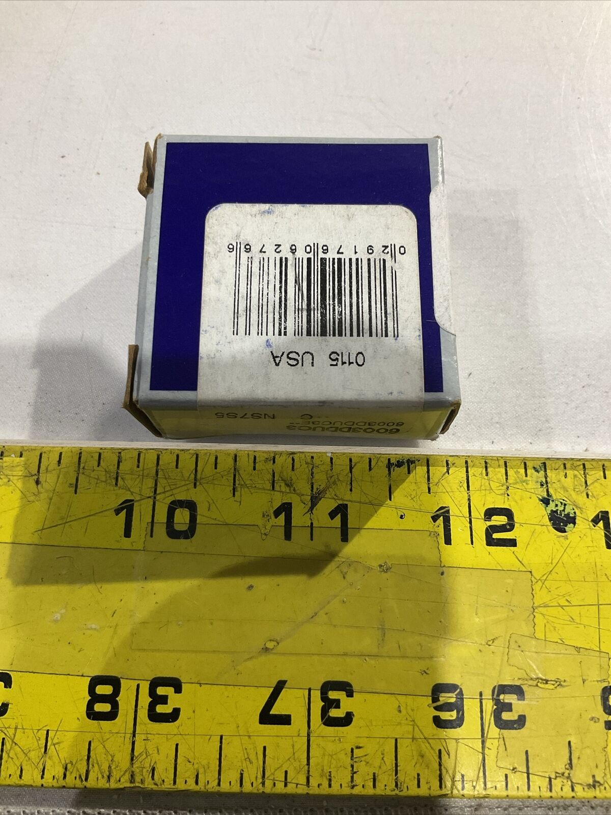 NSK 6003DDU GROOVE BALL BEARING RUBBER SEALED LOT OF 7 U3S