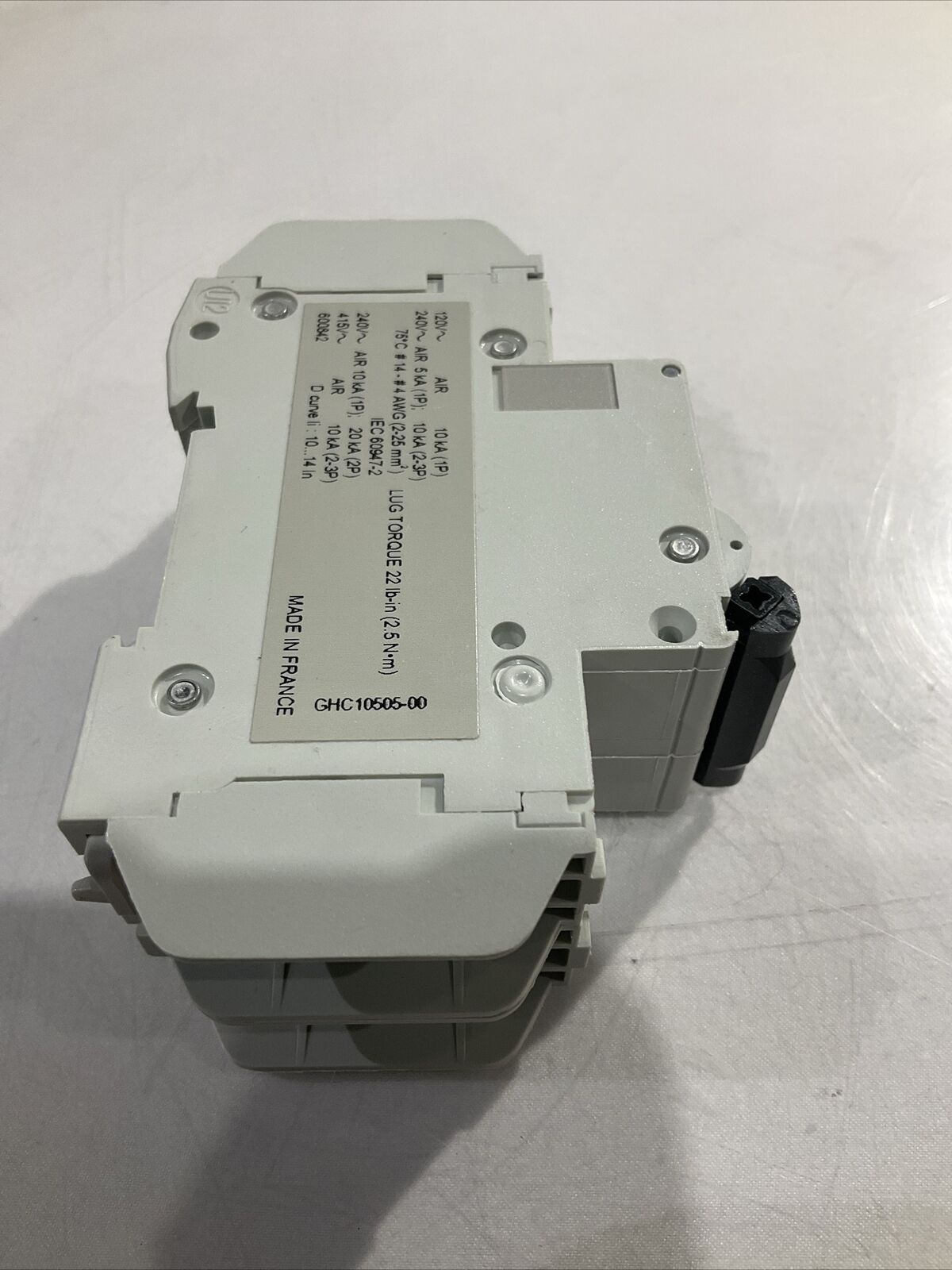 SQUARE D 60163 MULIT 9 C60 MINIATURE CIRCUIT BREAKER 240V 5A 2P U3S